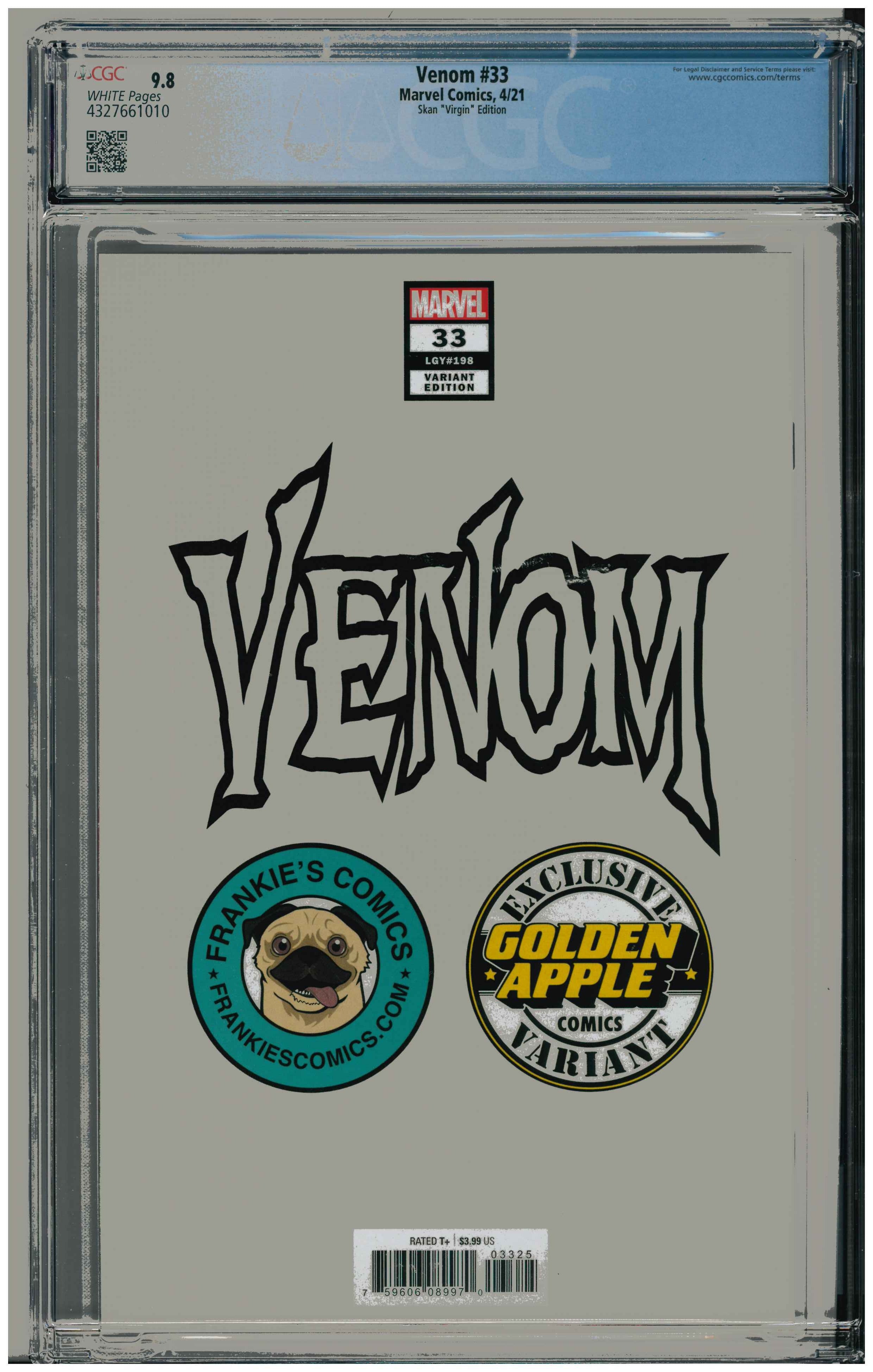Venom #33 Rückseite