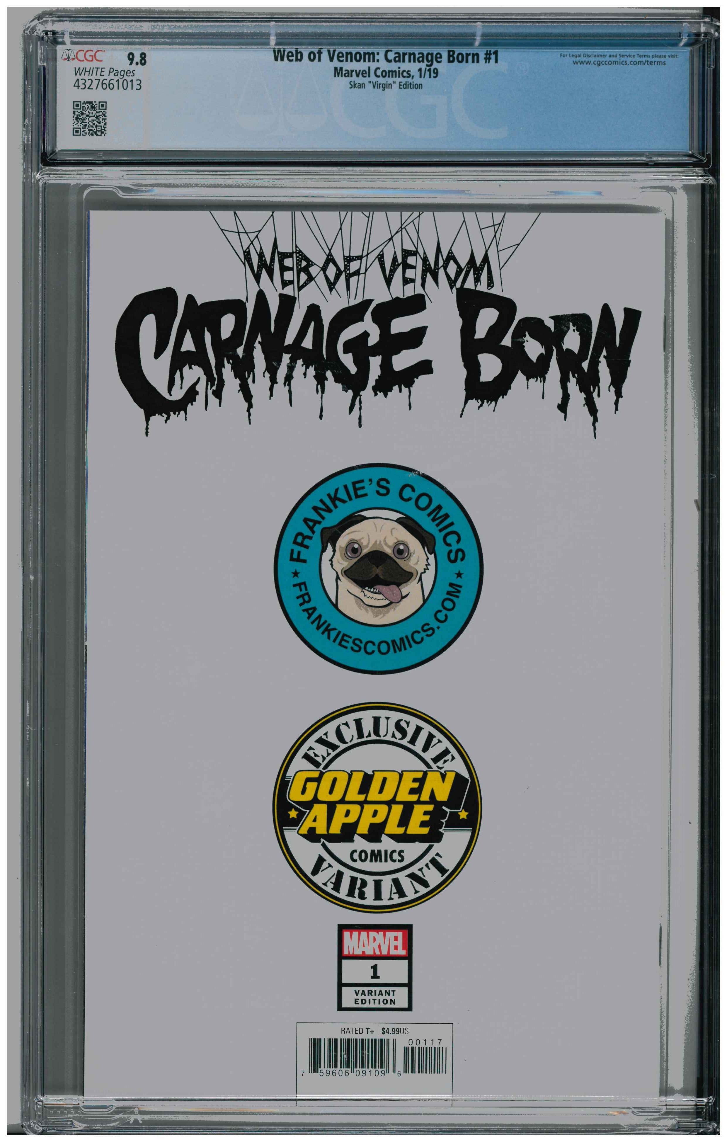 Web of Venom: Carnage Born #1 Rückseite