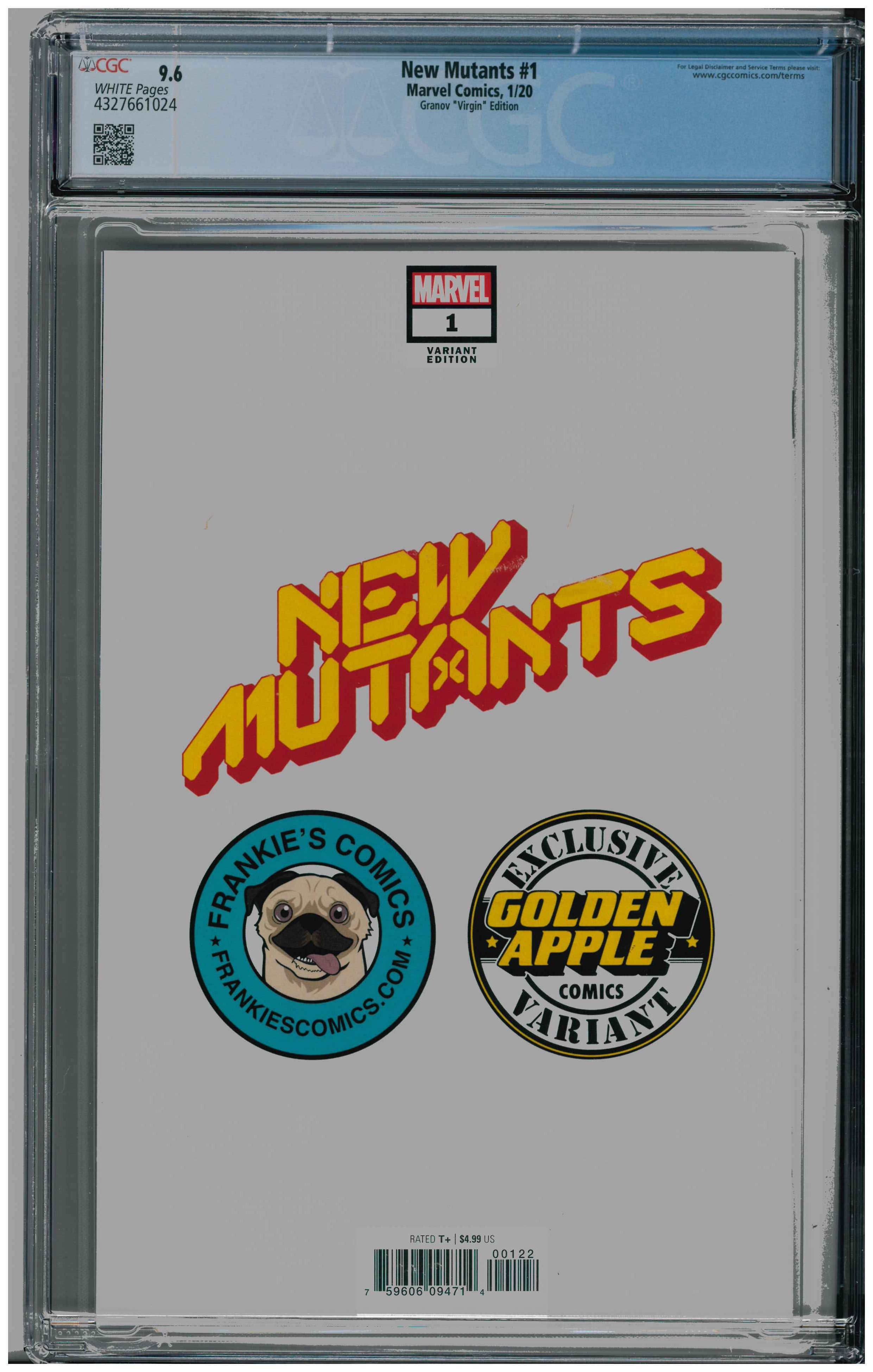 New Mutants #1 Rückseite