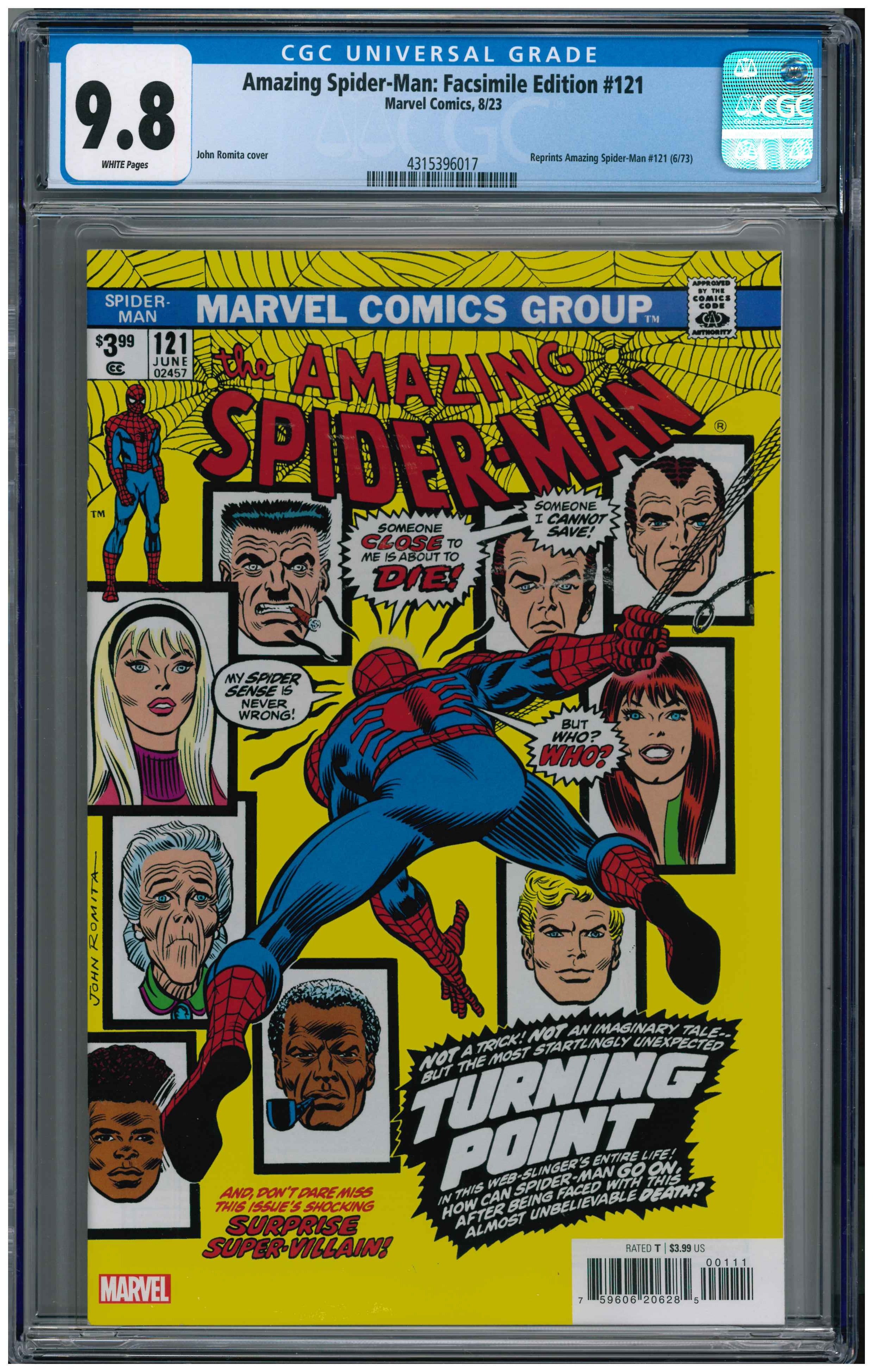Amazing Spider-Man: Facsimile Edition #121