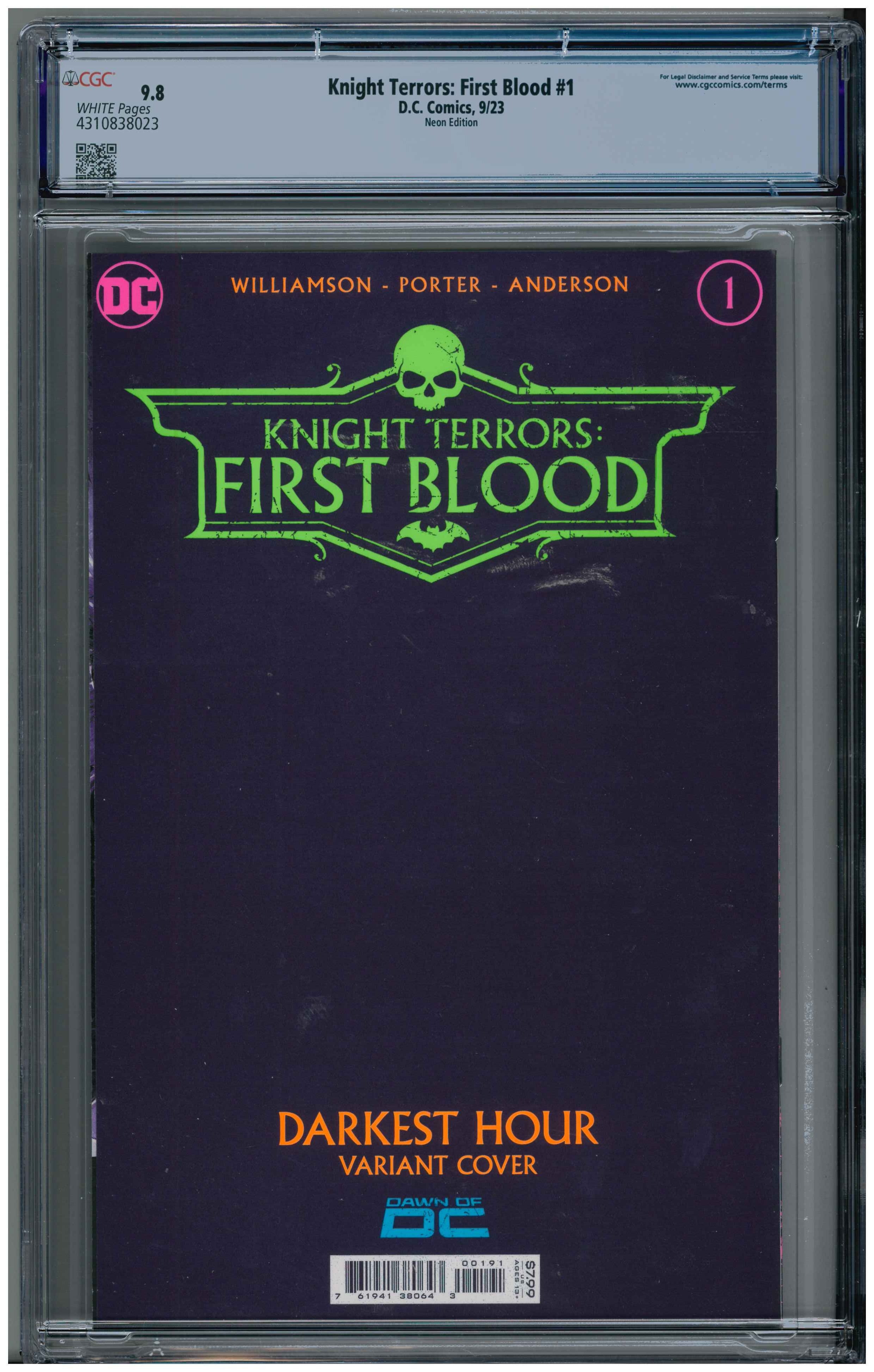 Knight Terrors: First Blood #1 Rückseite