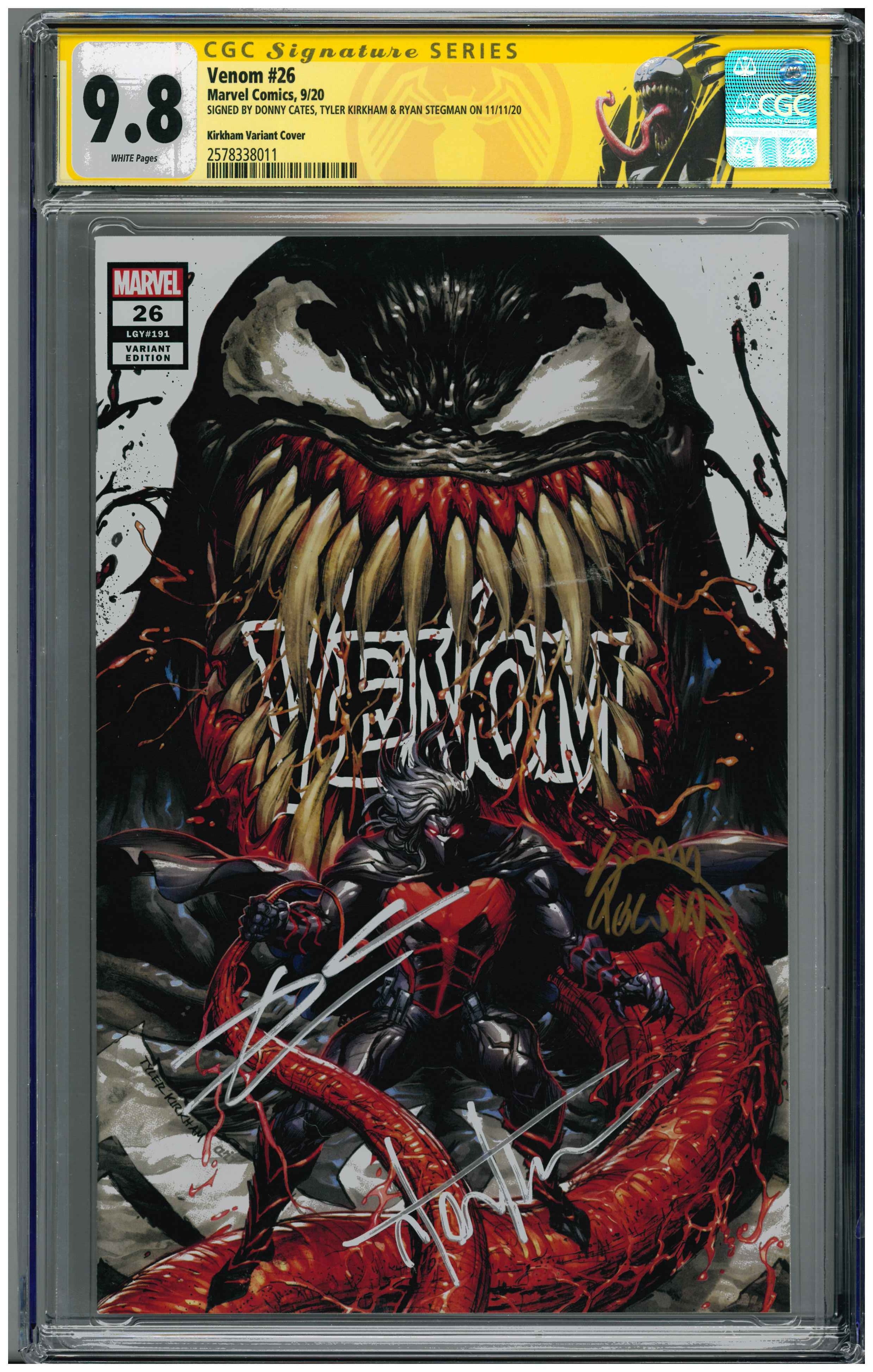 Venom #26 | Unterschrieben von Tyler Kirkham, Donny Cates & Ryan Stegman