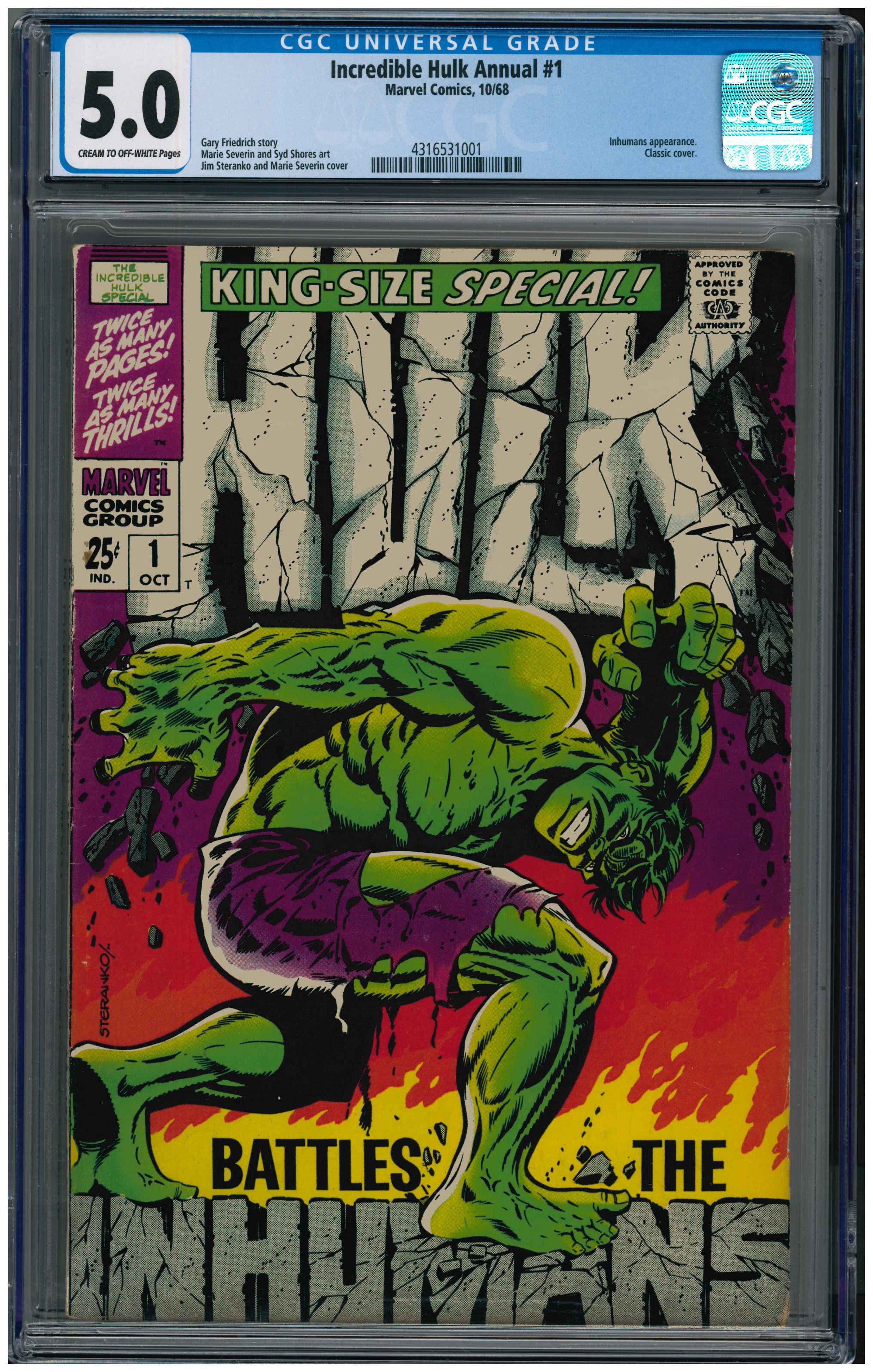 Incredible Hulk Annual #1