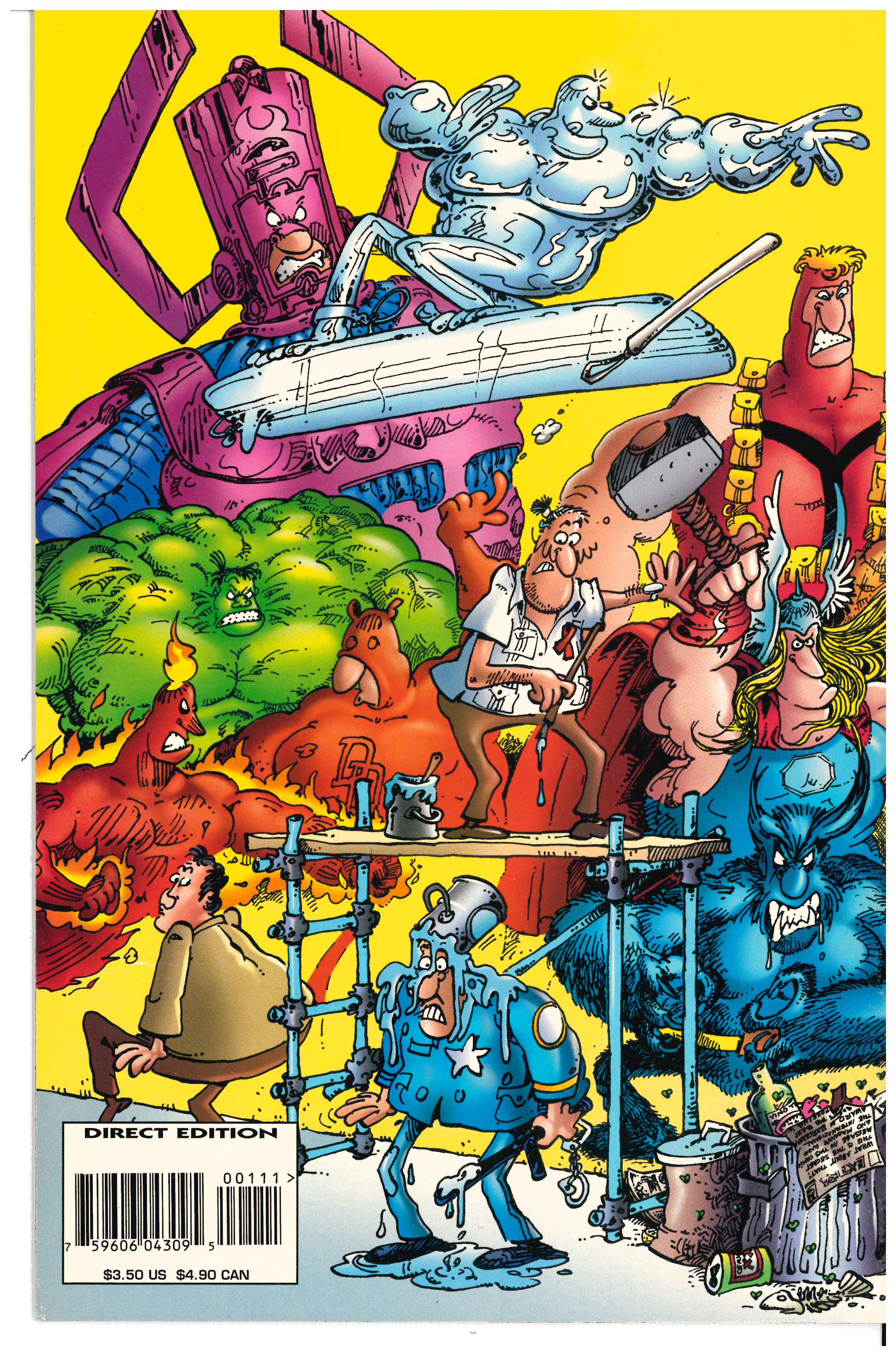 Sergio Aragones: Massacres Marvel #1 Rückseite