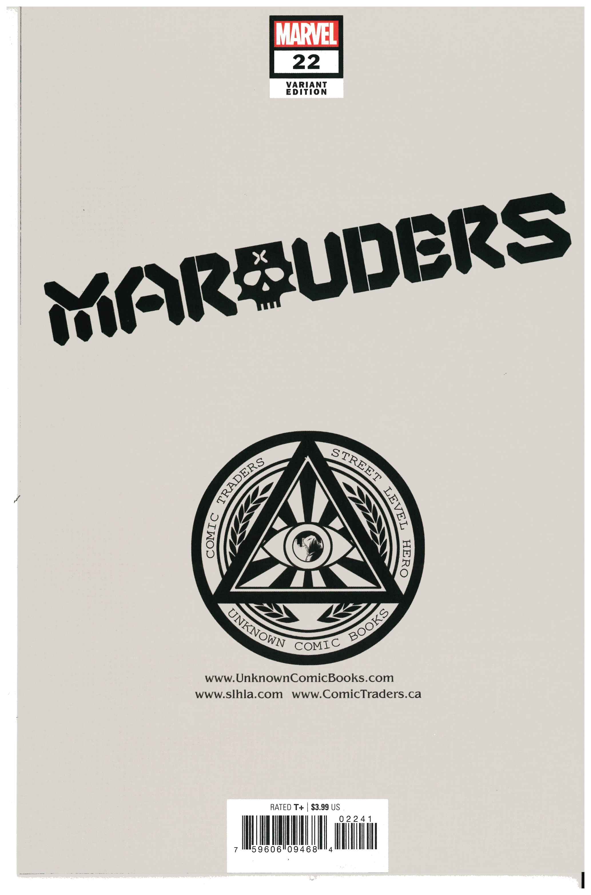 Marauders #22 RÜckseite