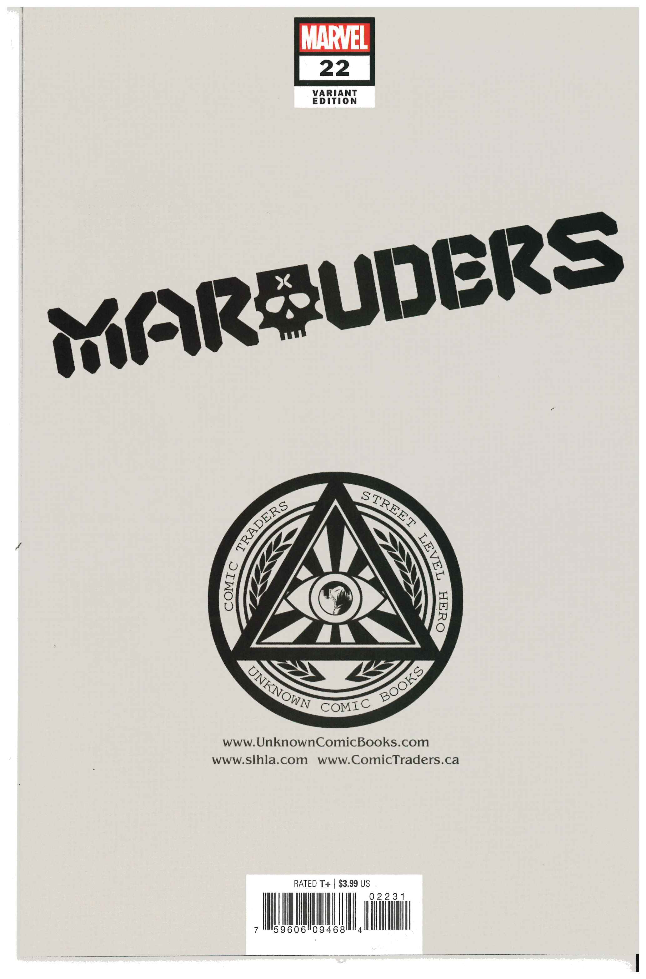 Marauders #22 RÜcskeite