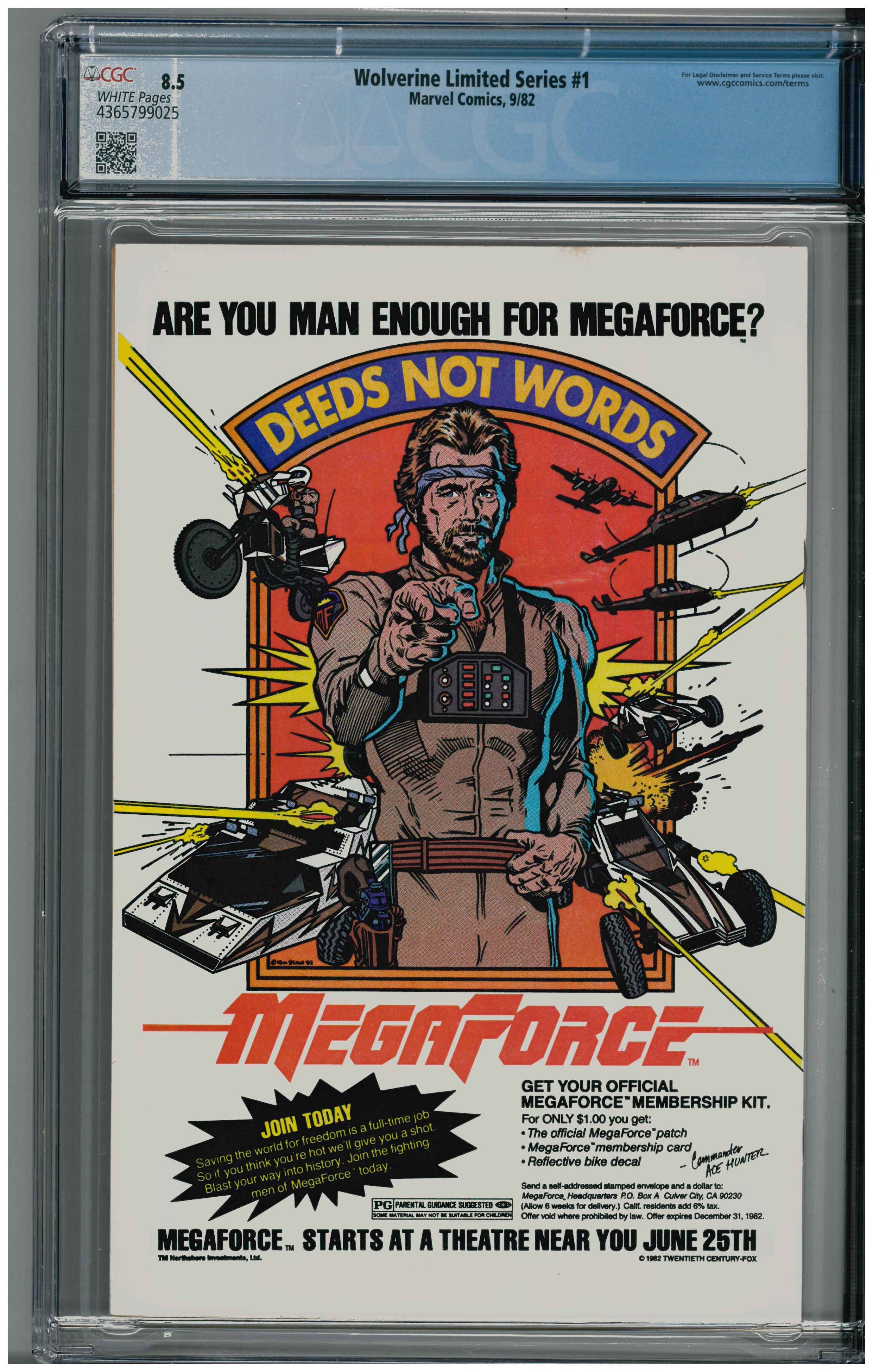 Wolverine #1 Rückseite