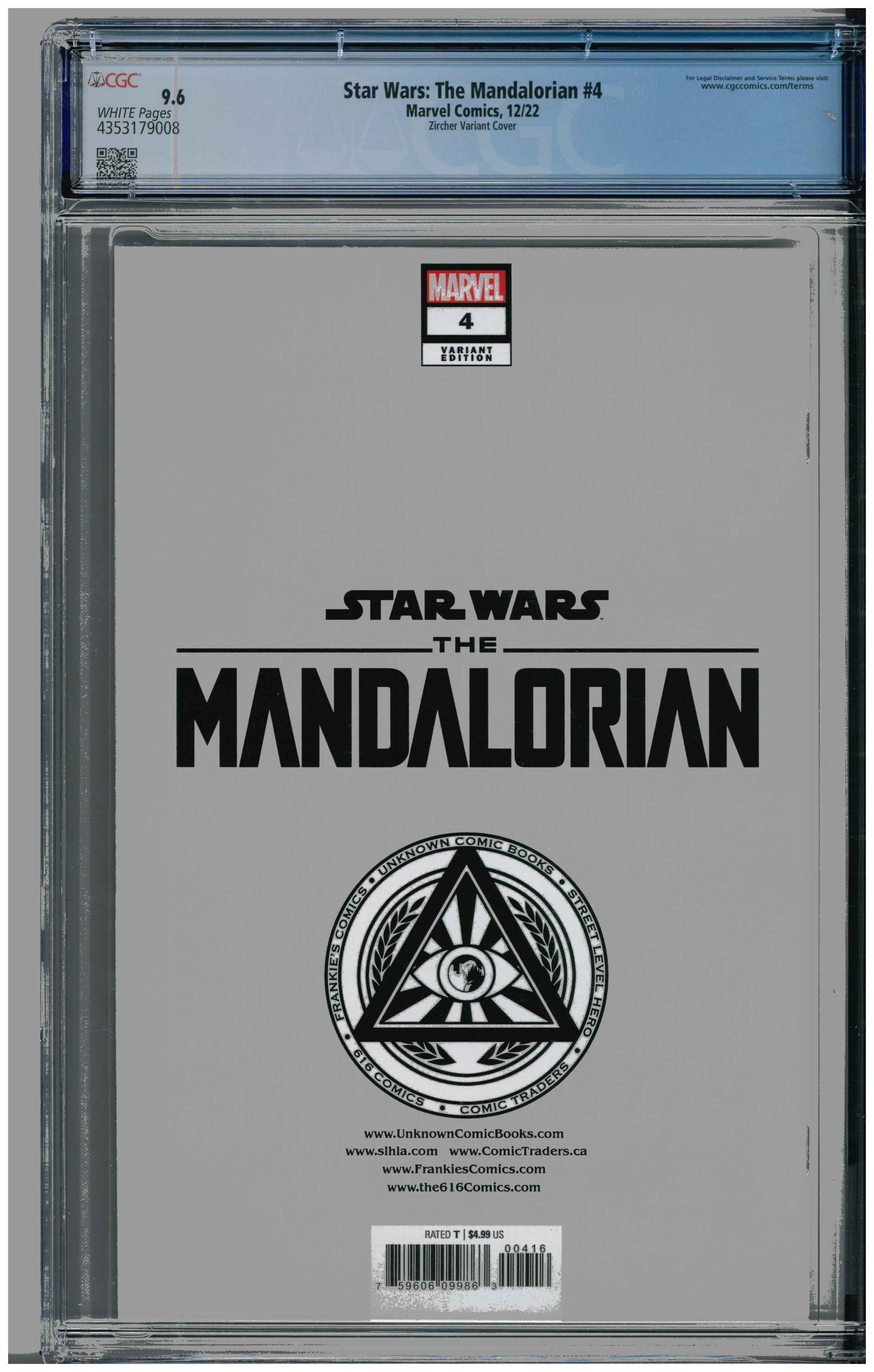 Star Wars: The Mandalorian #4 Rückseite