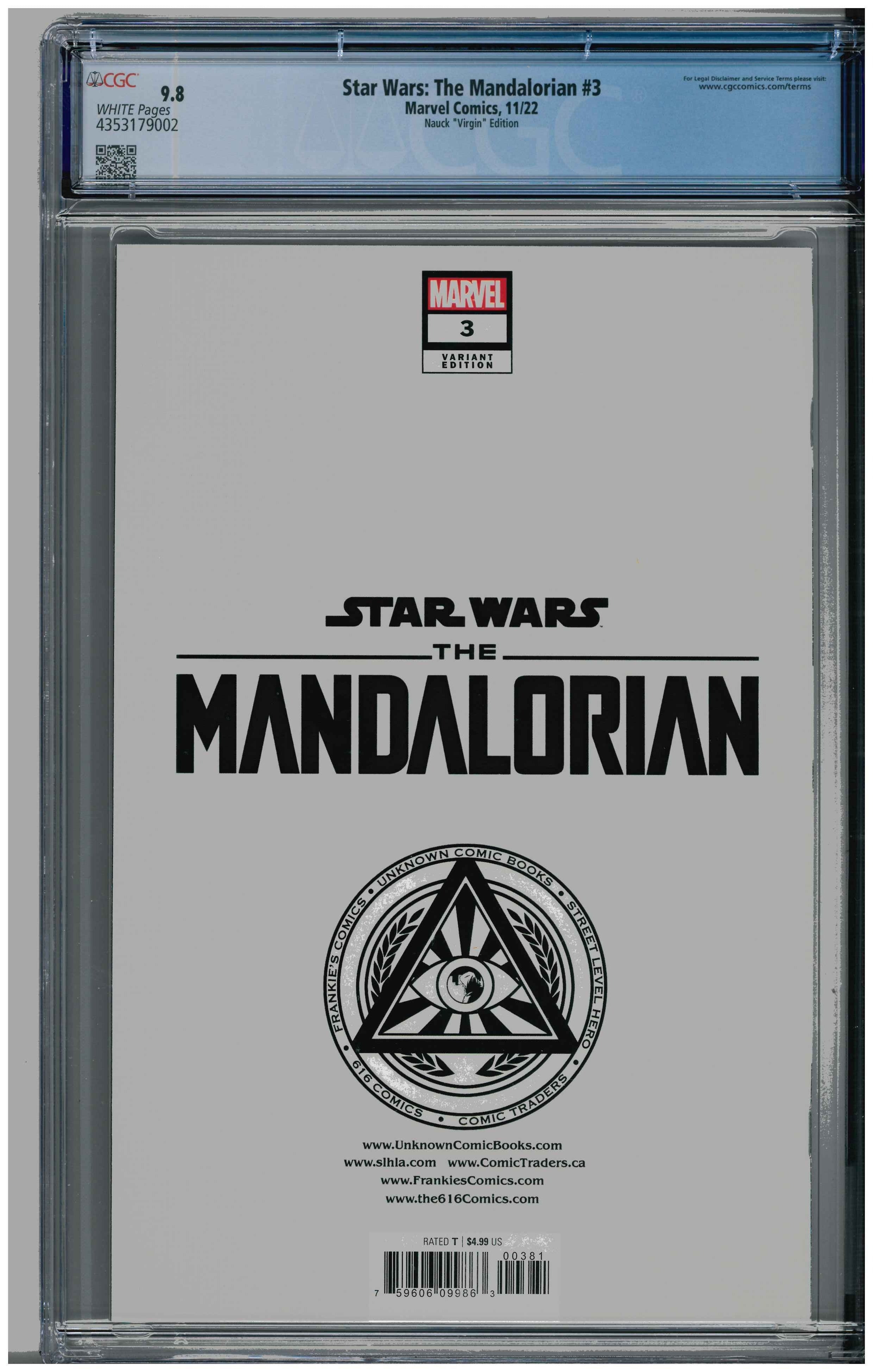 Star Wars: The Mandalorian #2 Rückseite
