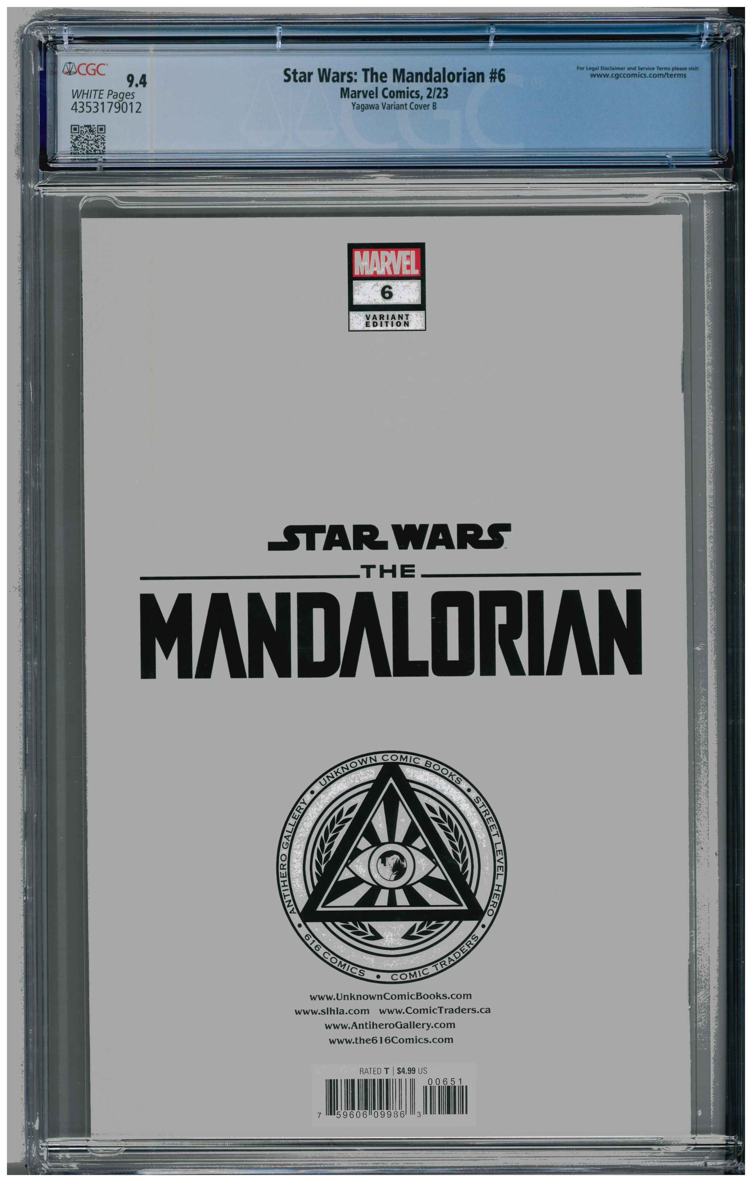 Star Wars: The Mandalorian #6 Rückseite