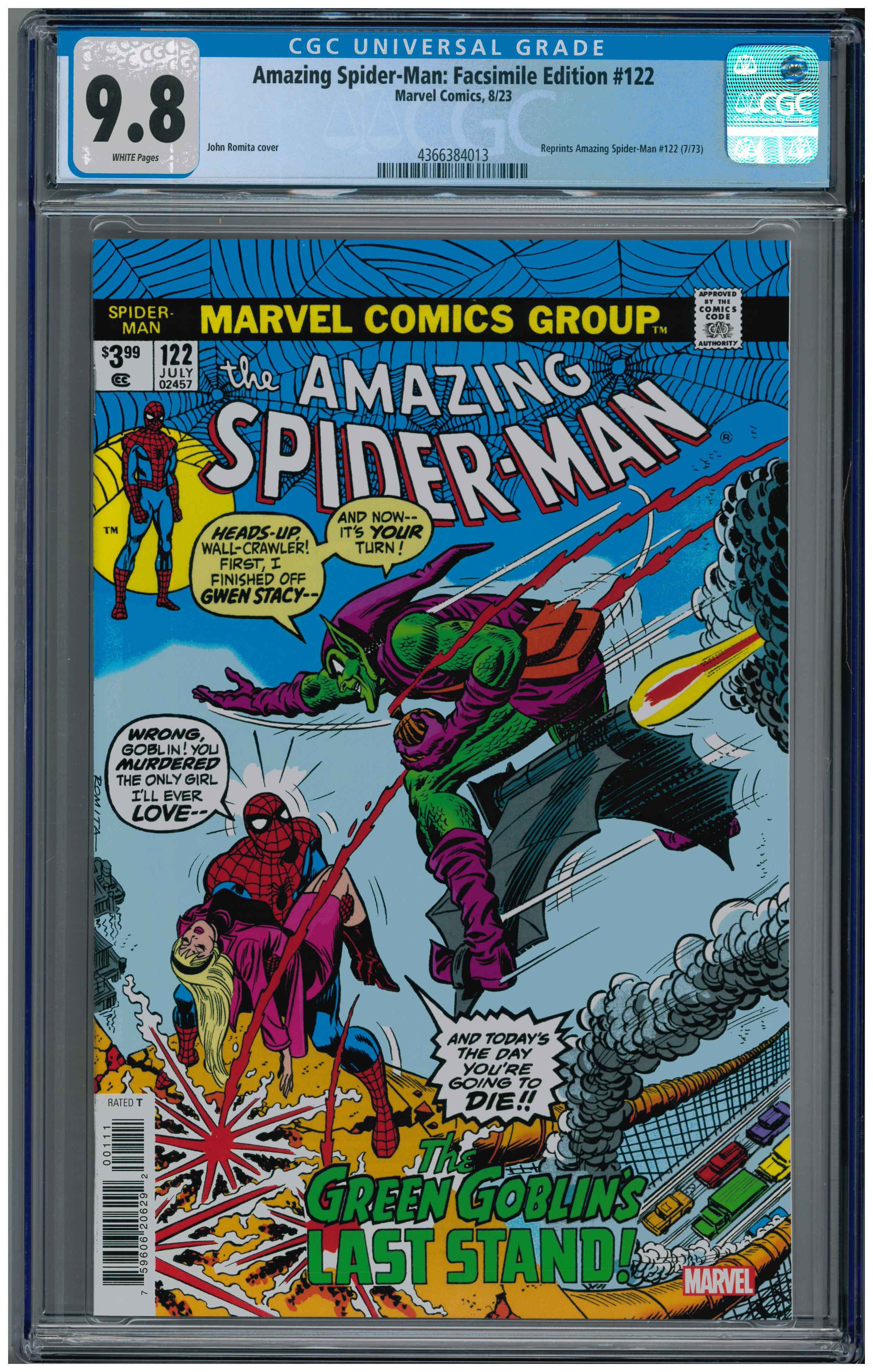 Amazing Spider-Man: Facsimile Edition #122