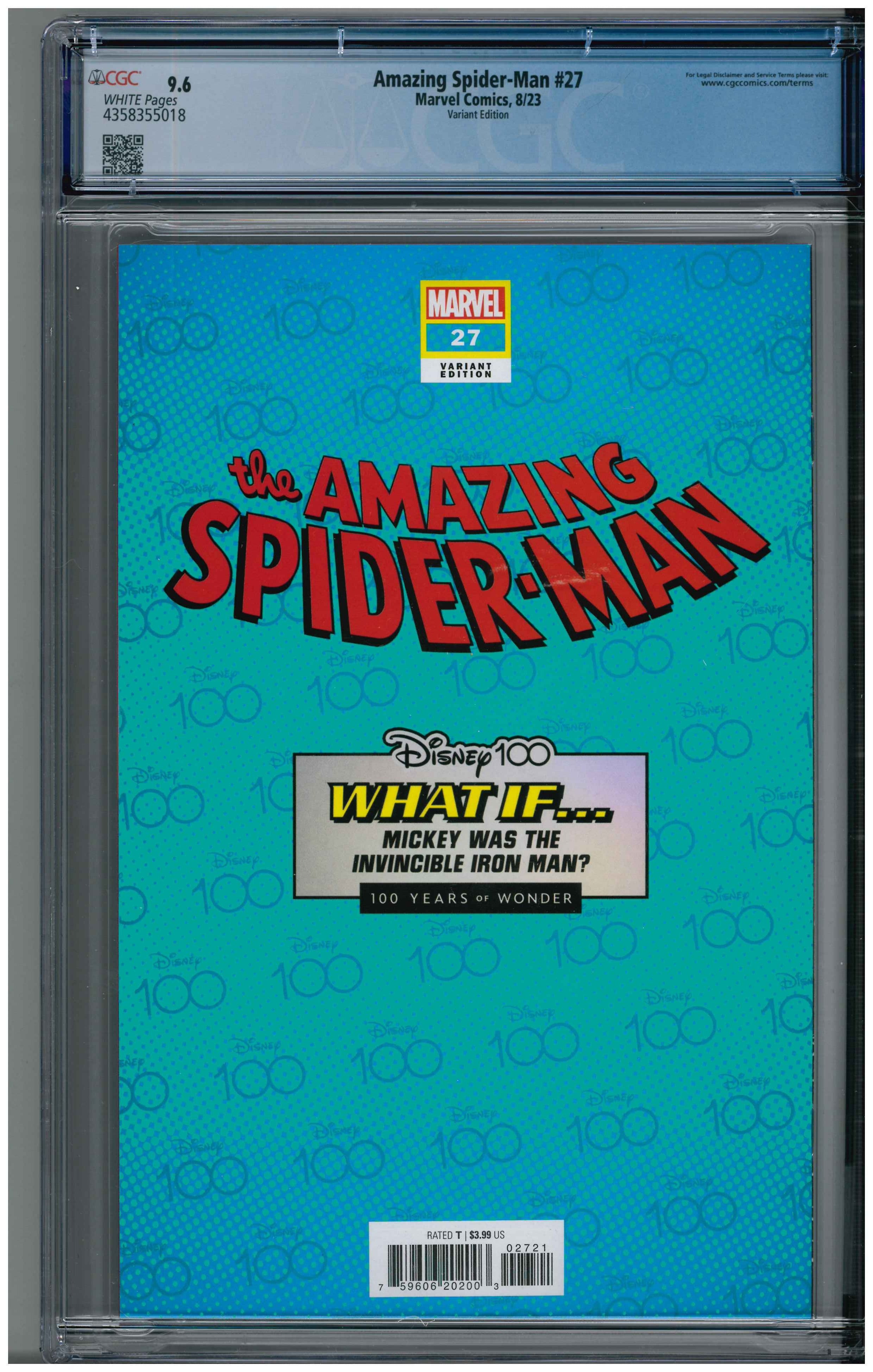 Amazing Spider-Man #27 Rückseite