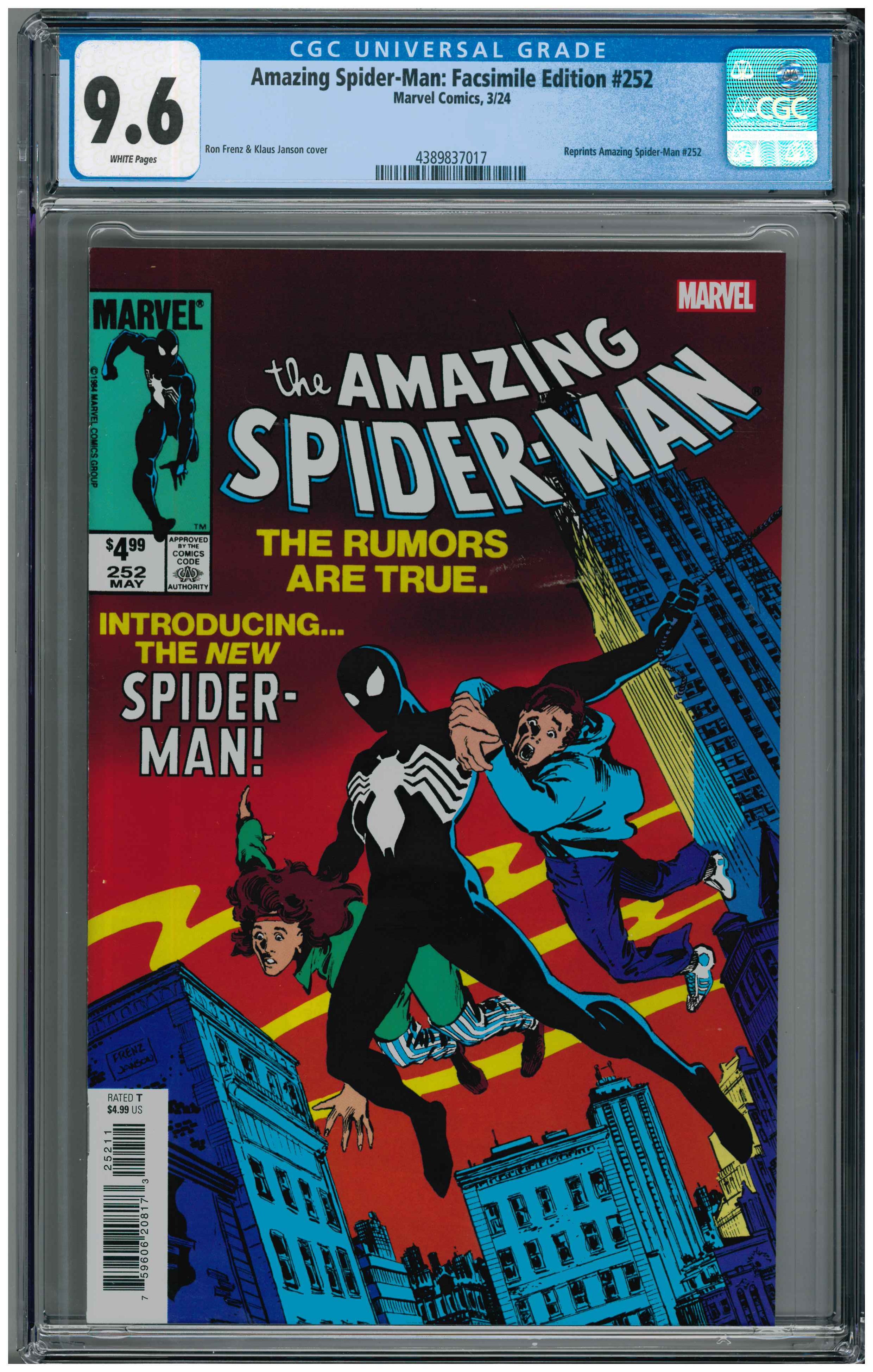 Amazing Spider-Man #252 Facsimile Edition