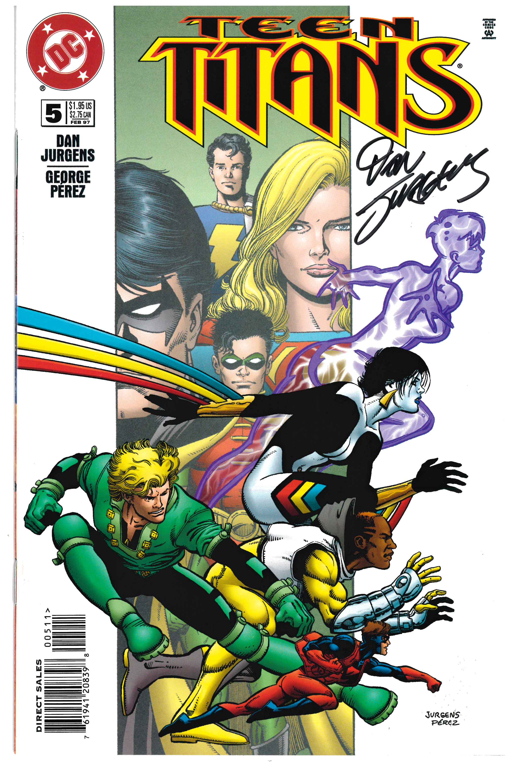 Teen Titans #05 | Unterschrieben von Dan Jurgens