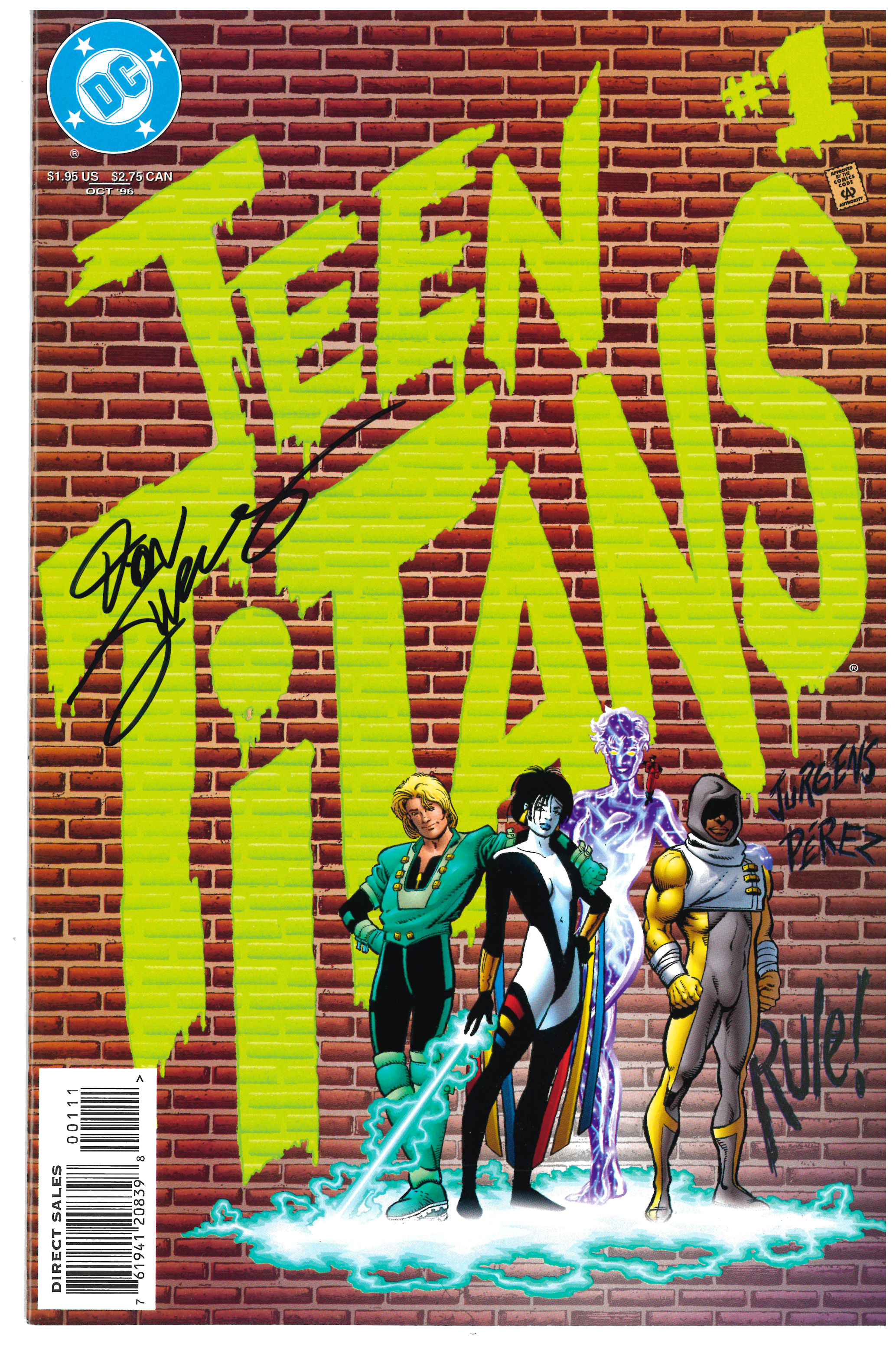 Teen Titans #01 | Unterschrieben von Dan Jurgens