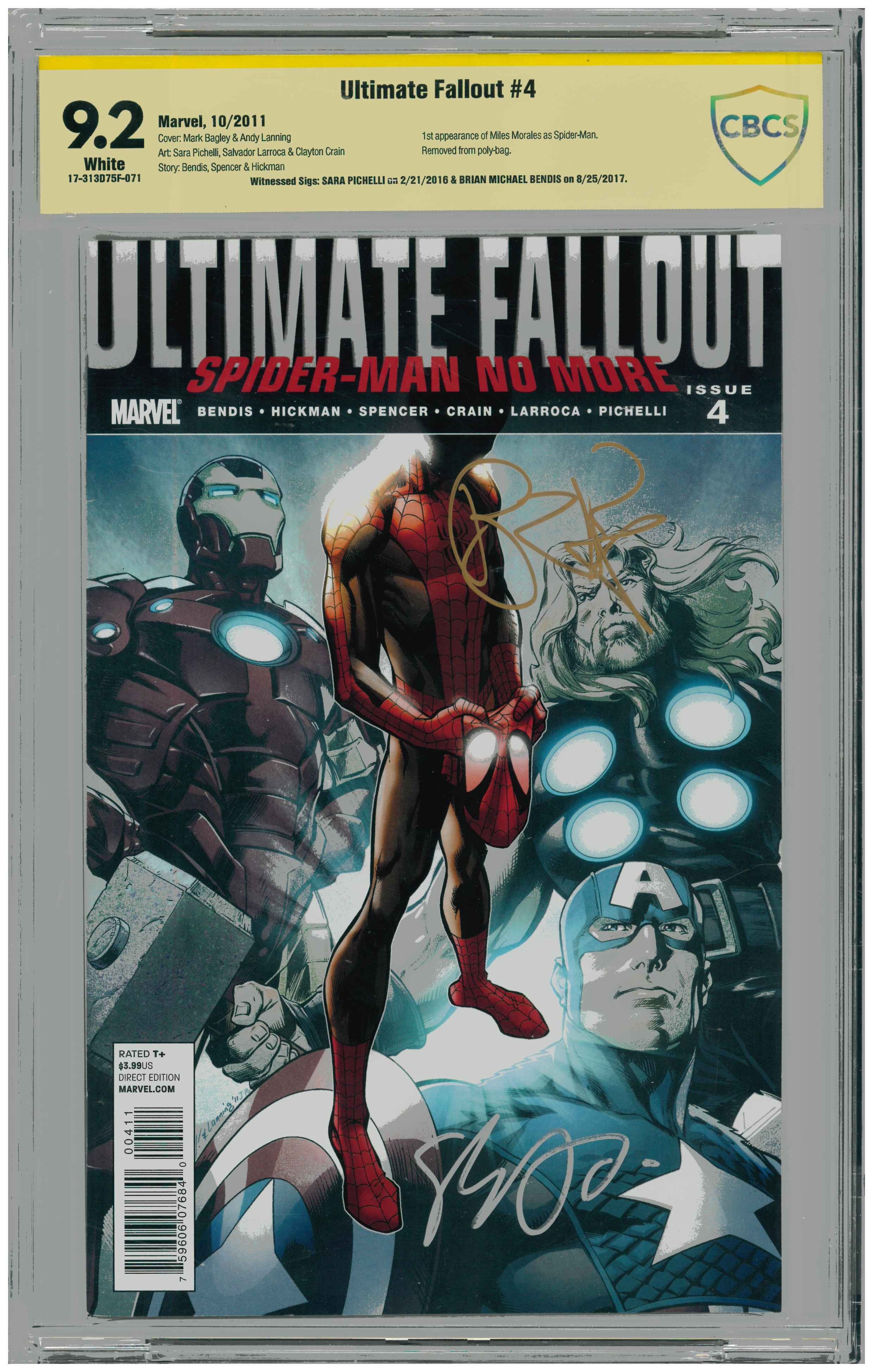 Ultimate Fallout #4 | Unterschrieben von Brian Michael Bendis & Sara Pichelli