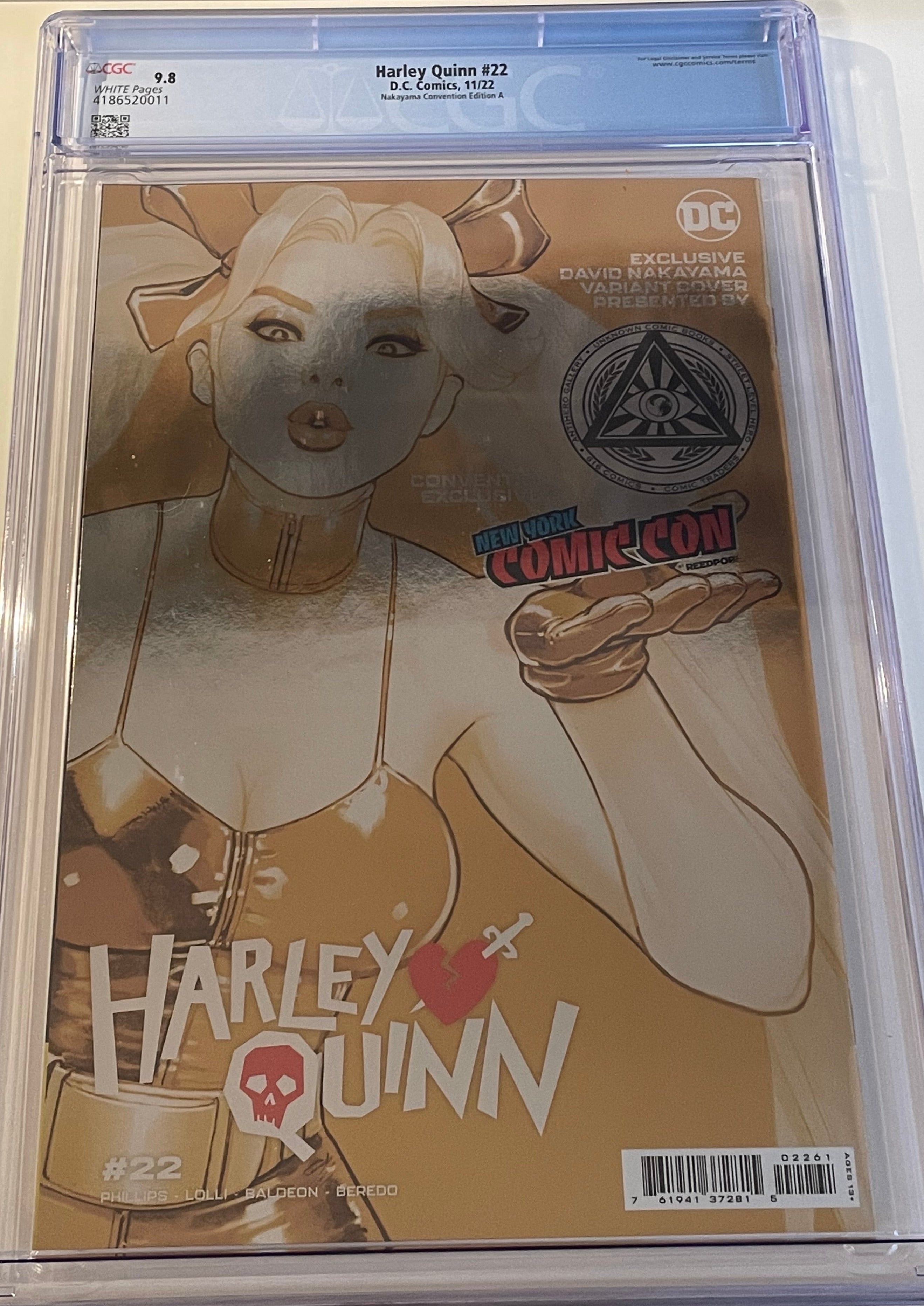 Harley Quinn #22 backside
