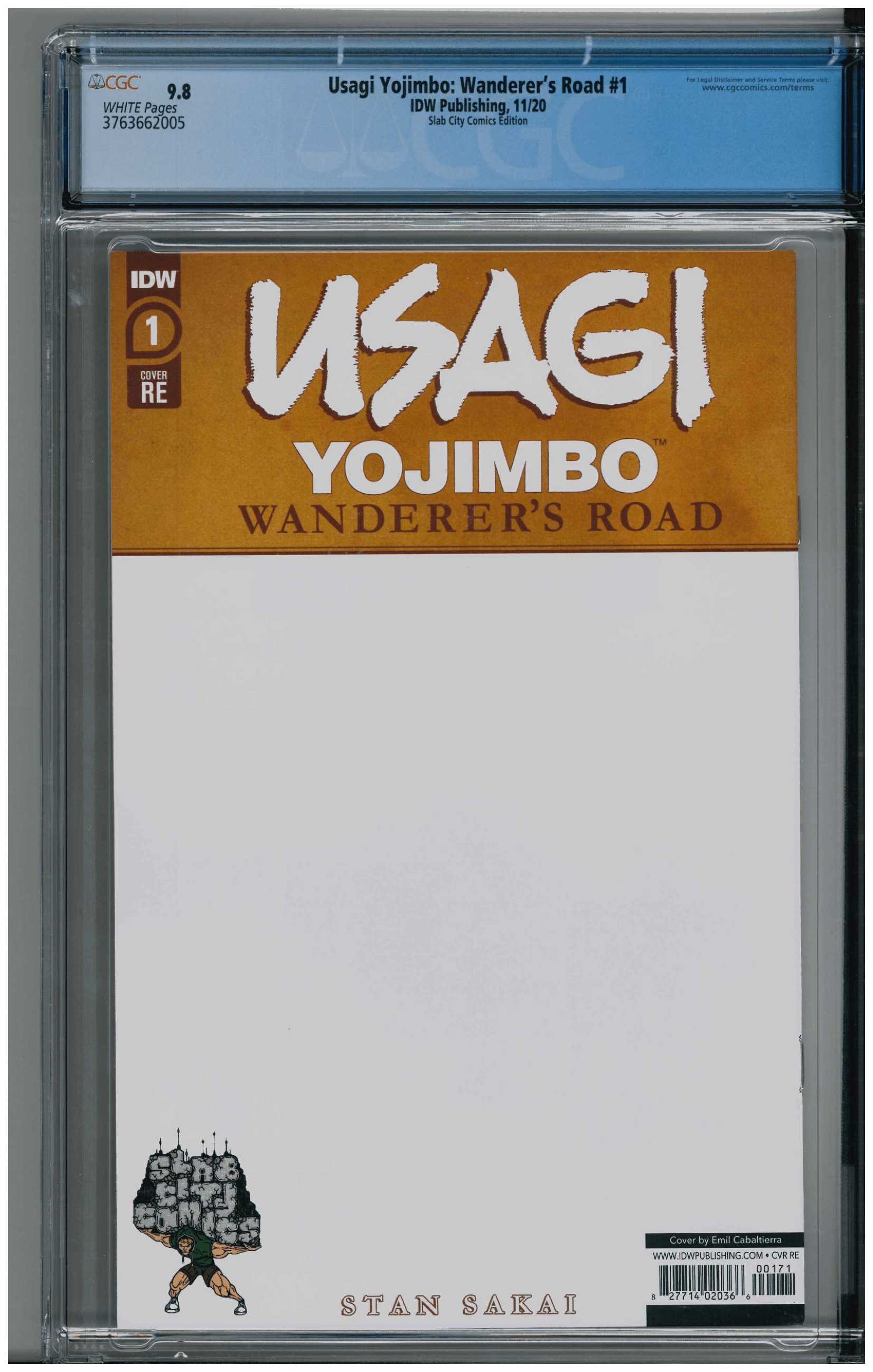 Usagi Yojimbo: Wanderer's Road #1 backside