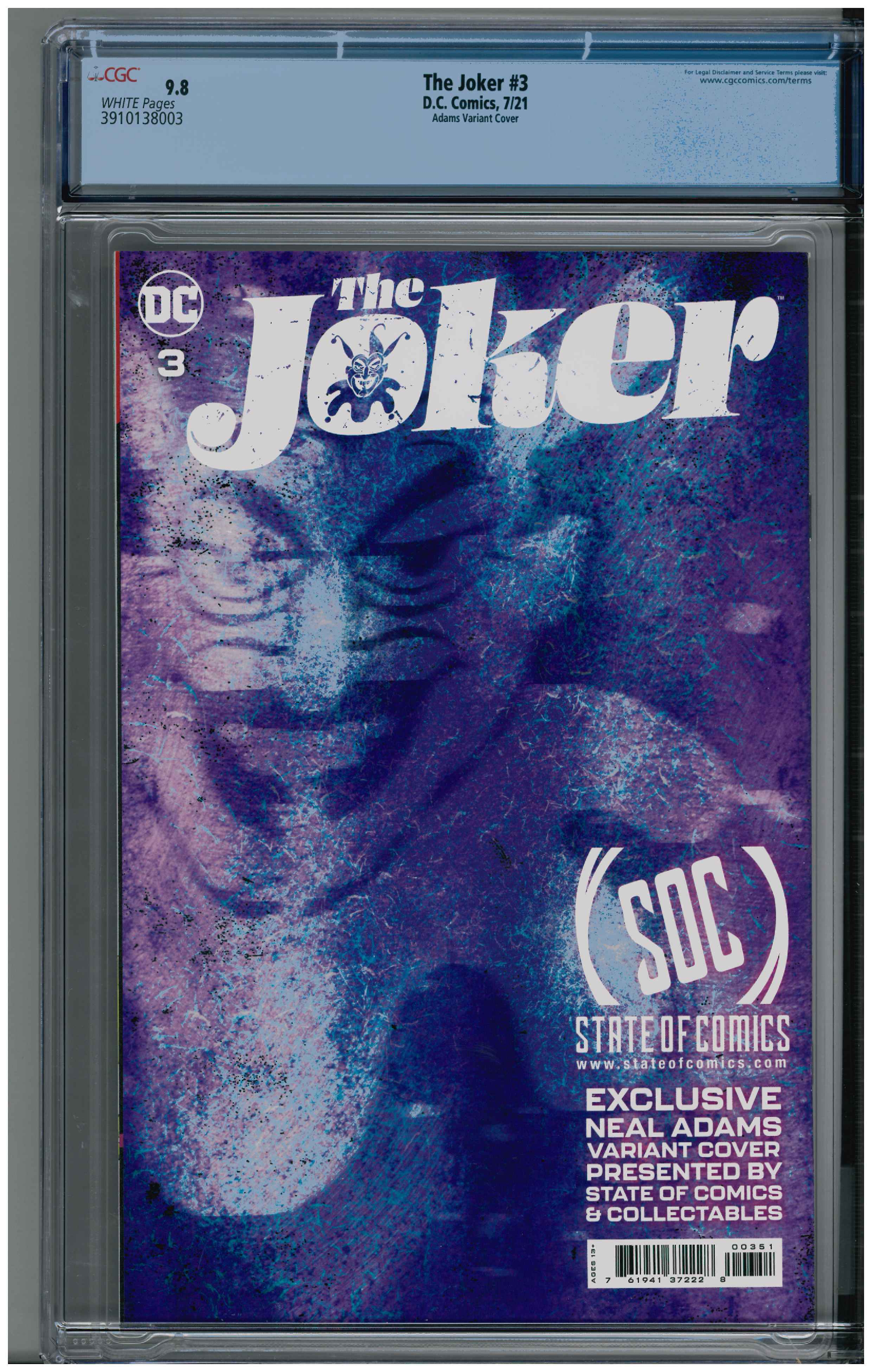 The Joker #3 backside