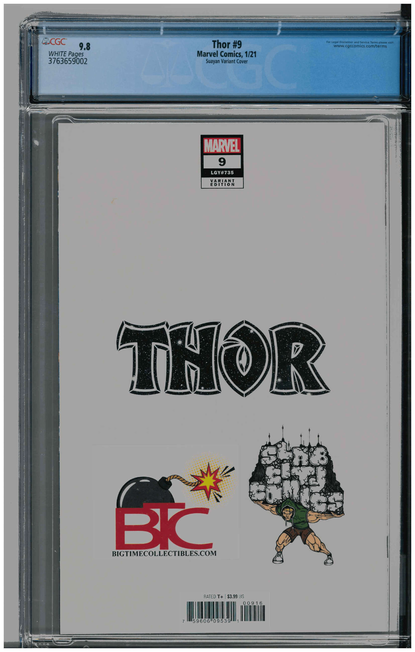 Thor #9 backside