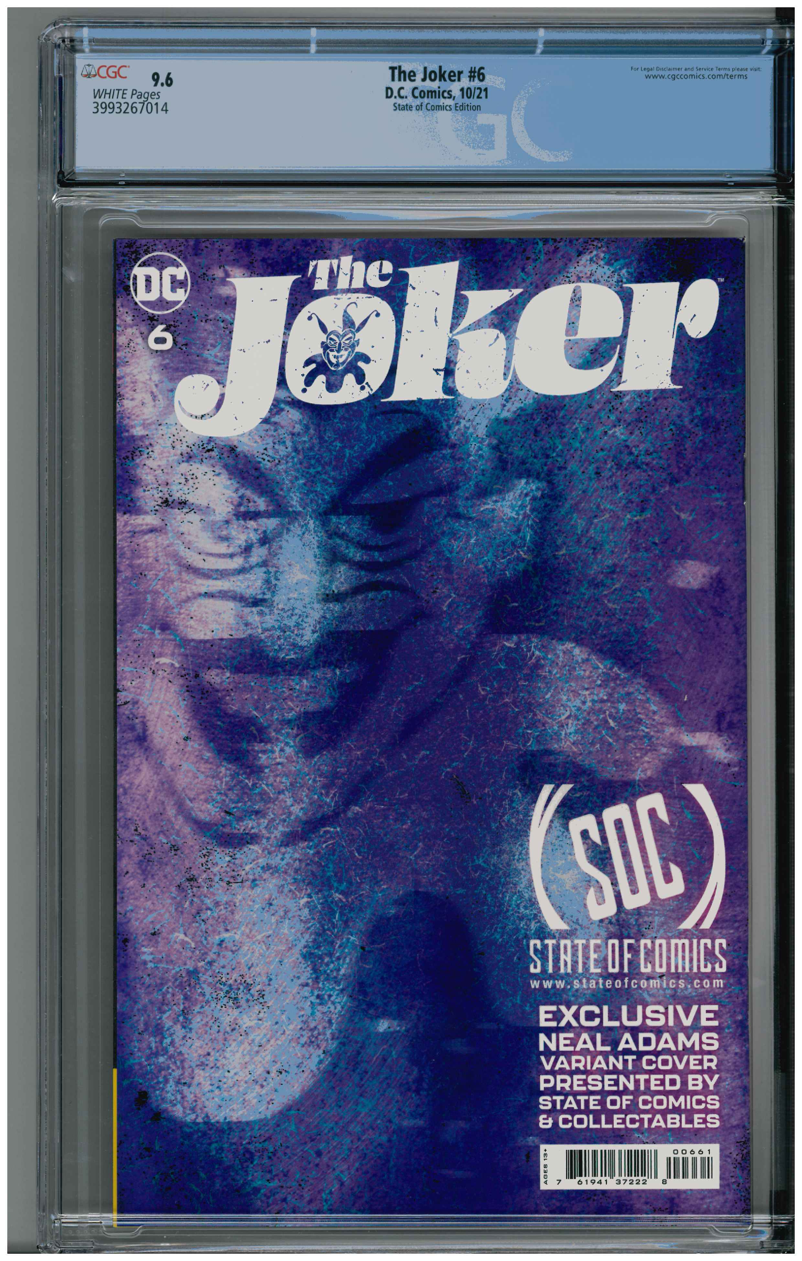 The Joker #6 backside