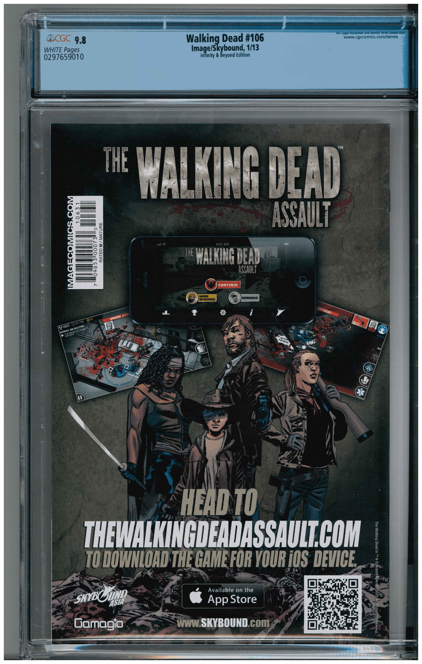 Walking Dead #106 backside