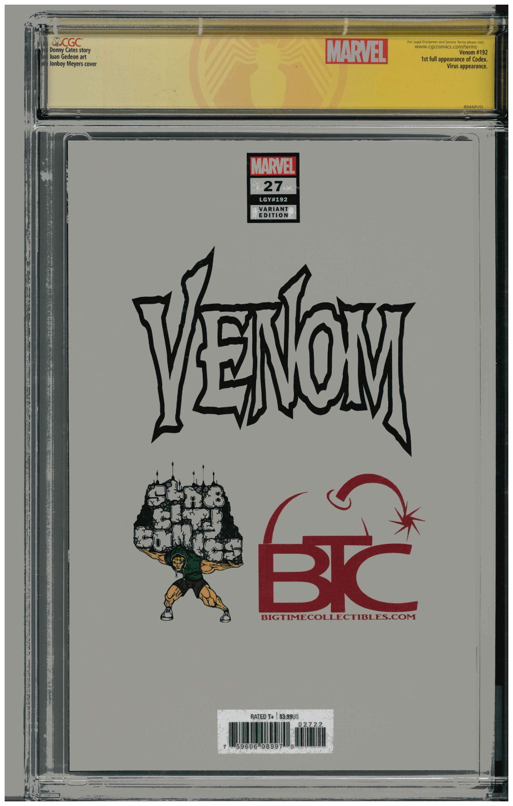 Venom #27 backside