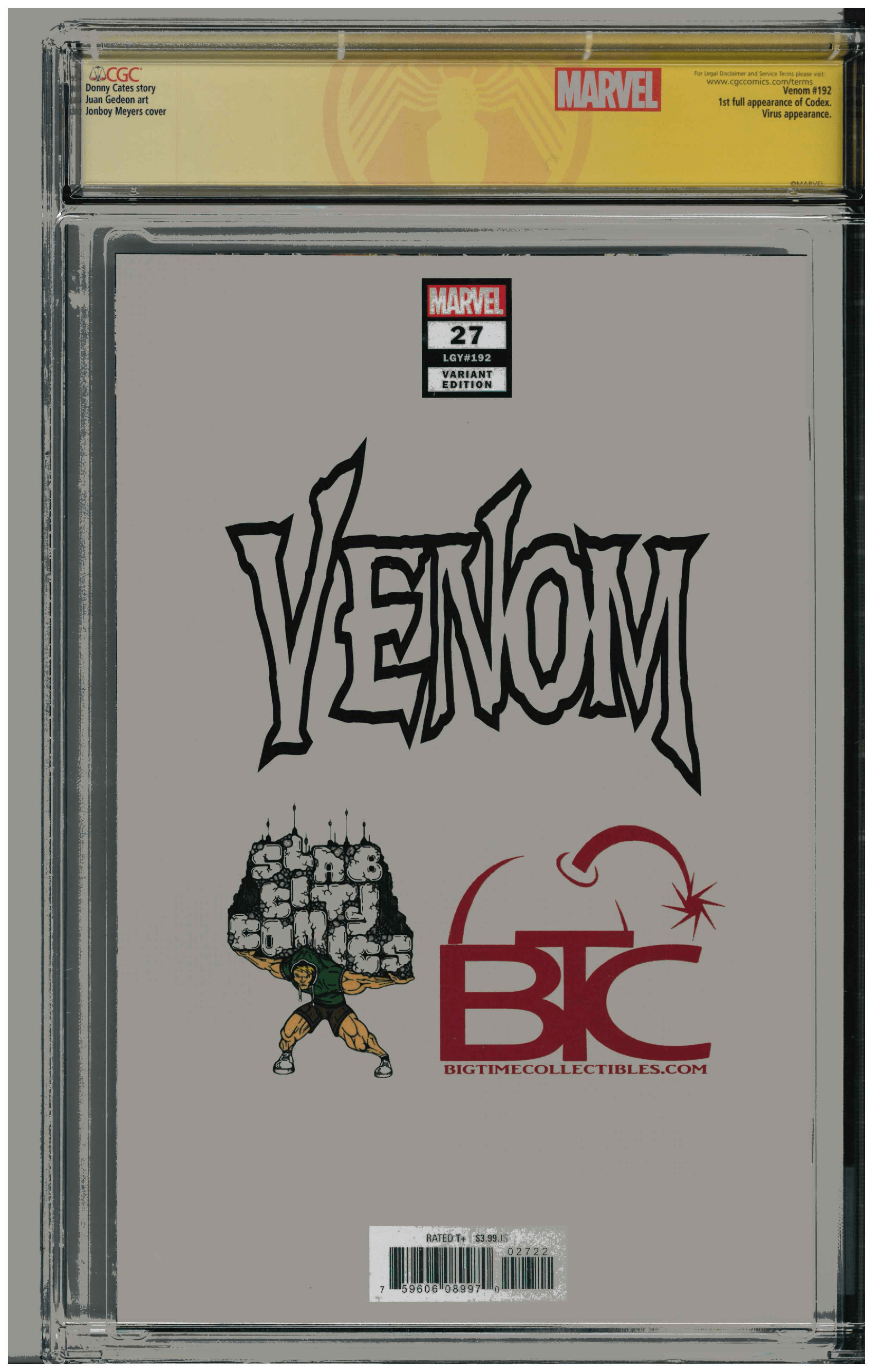 Venom #27 backside