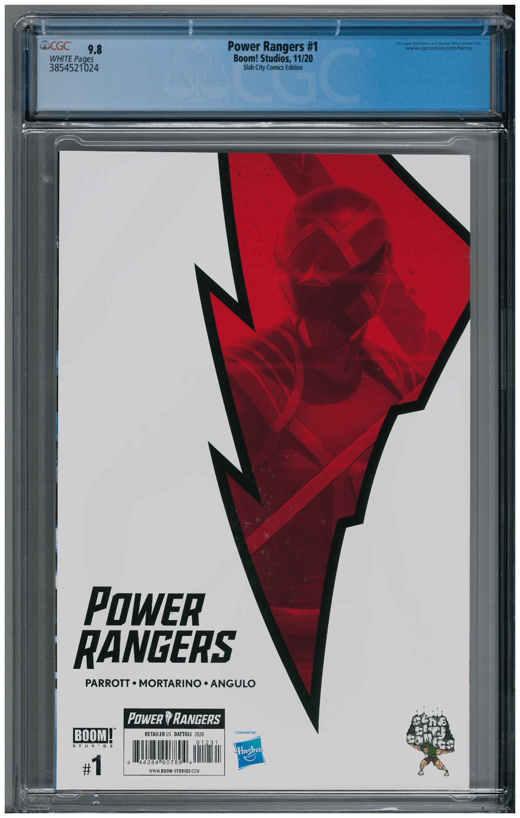 Power Ranger #1 backside