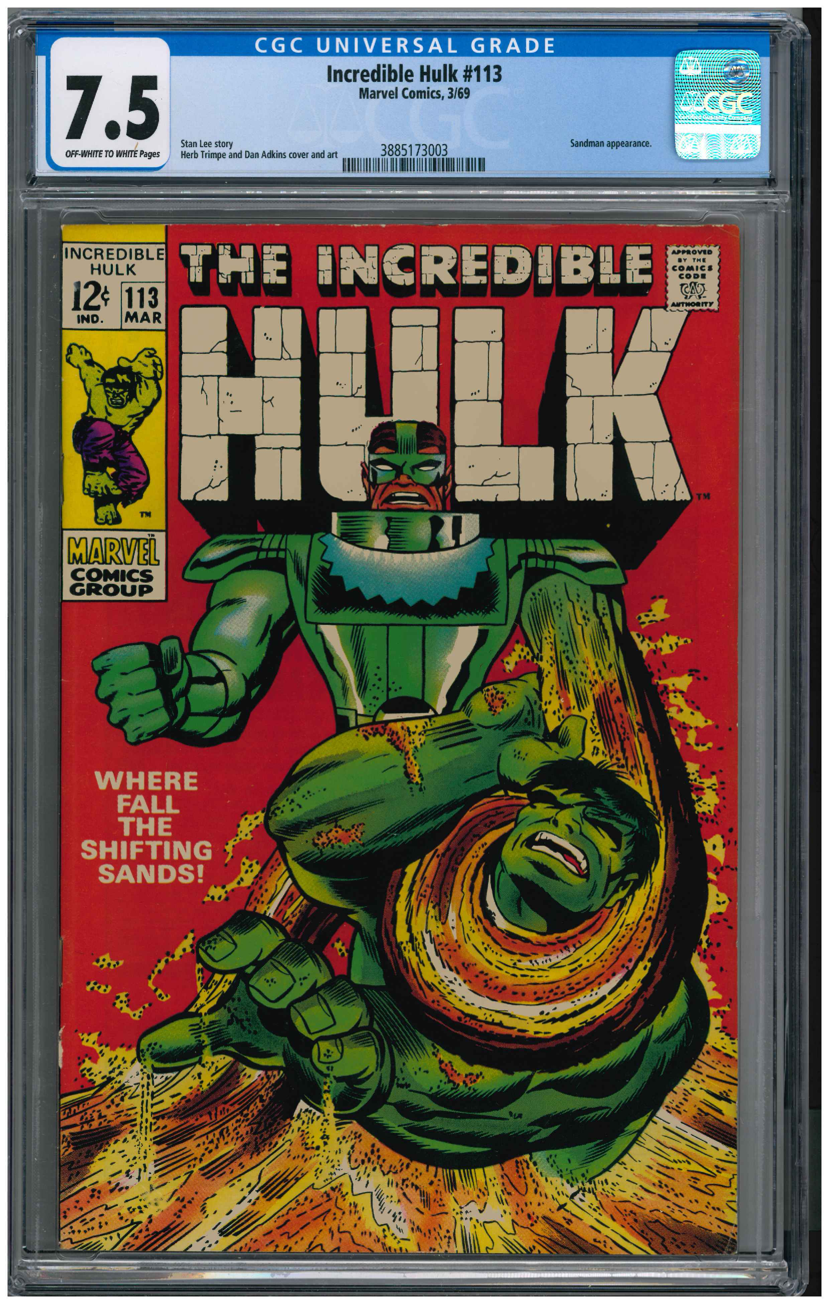 Incredible Hulk #113