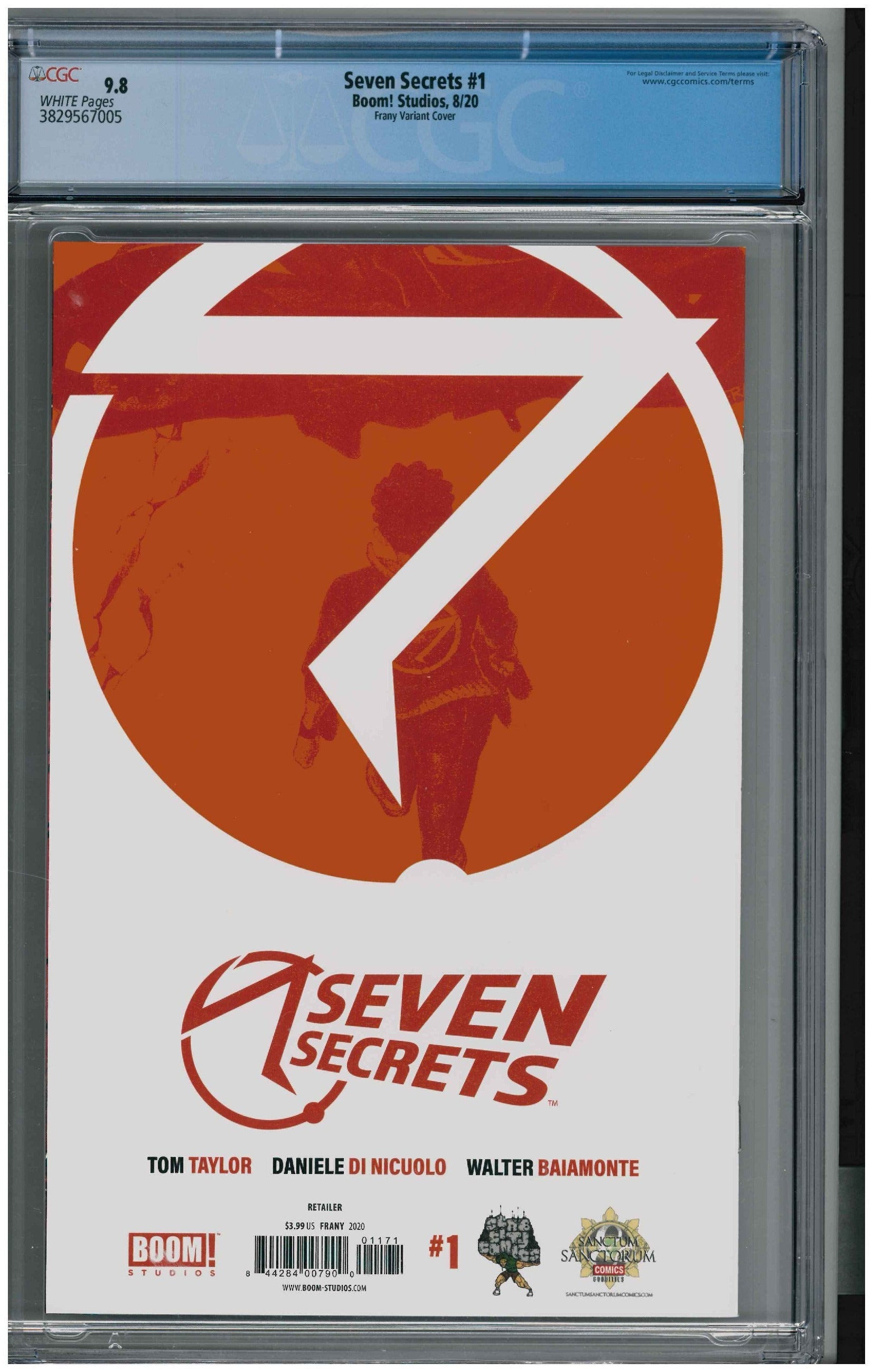 Seven Secrets #1 backside