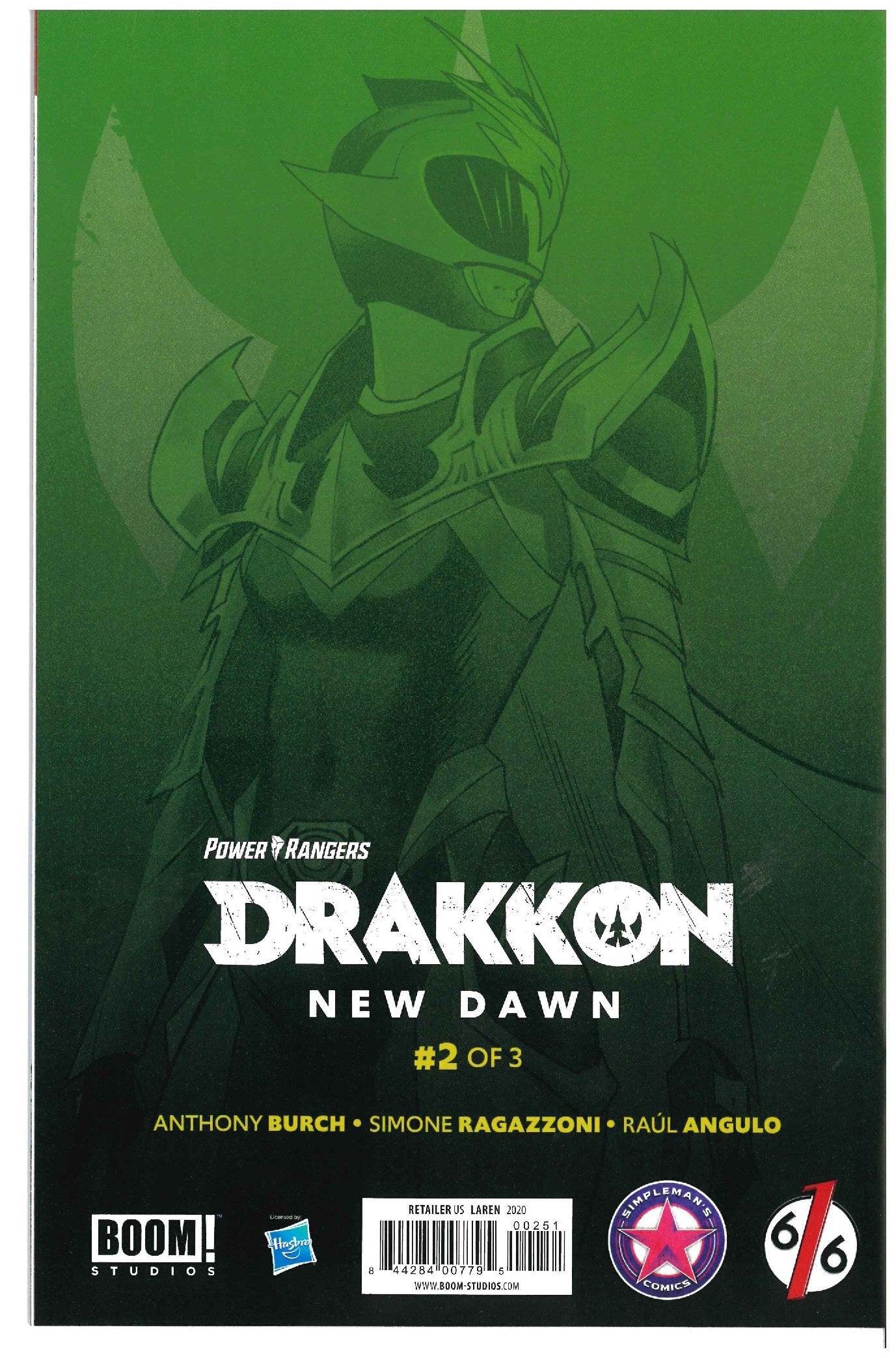 Power Rangers: Drakkon New Dawn backside