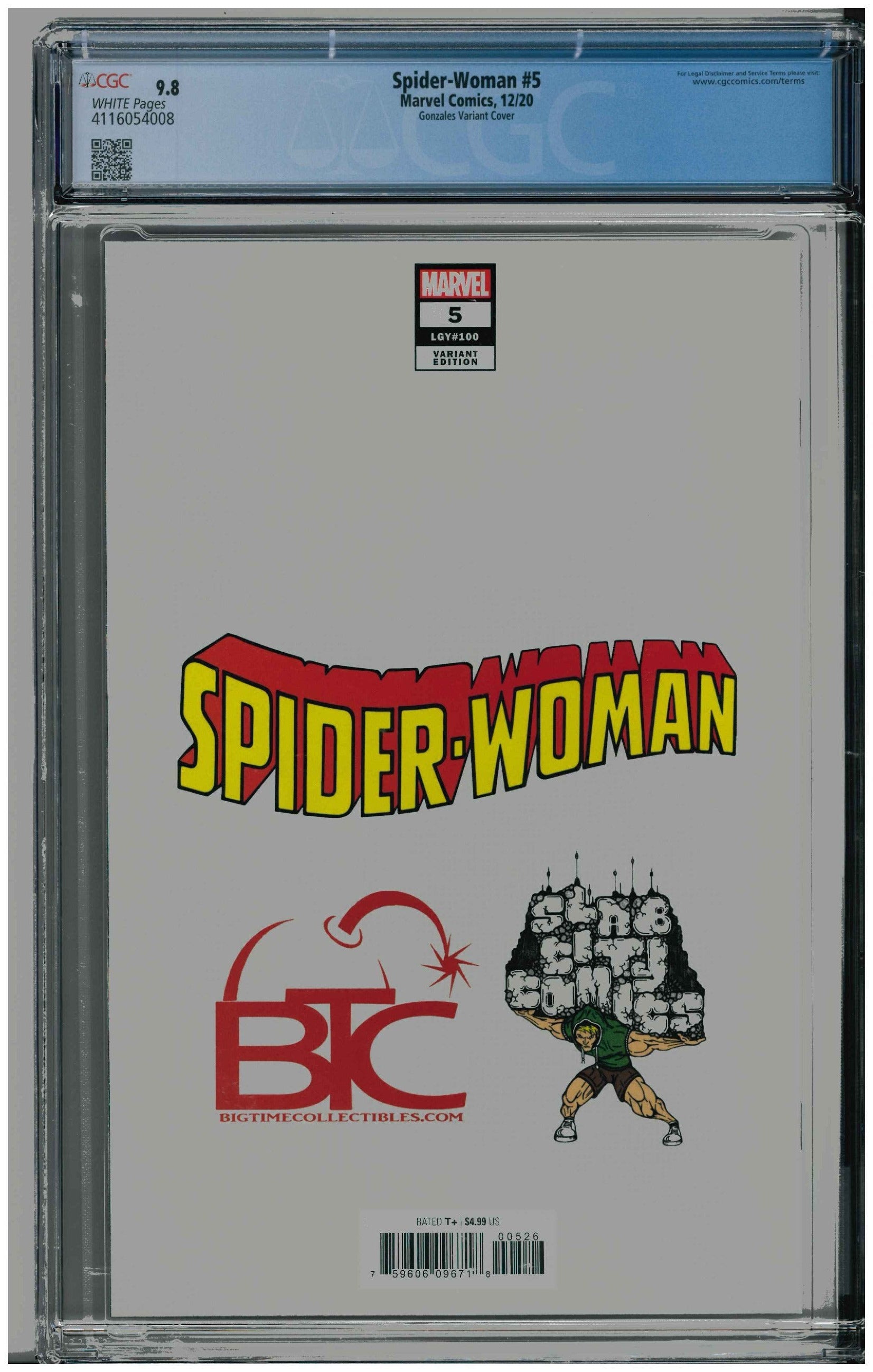 Spider-Woman #5 backside
