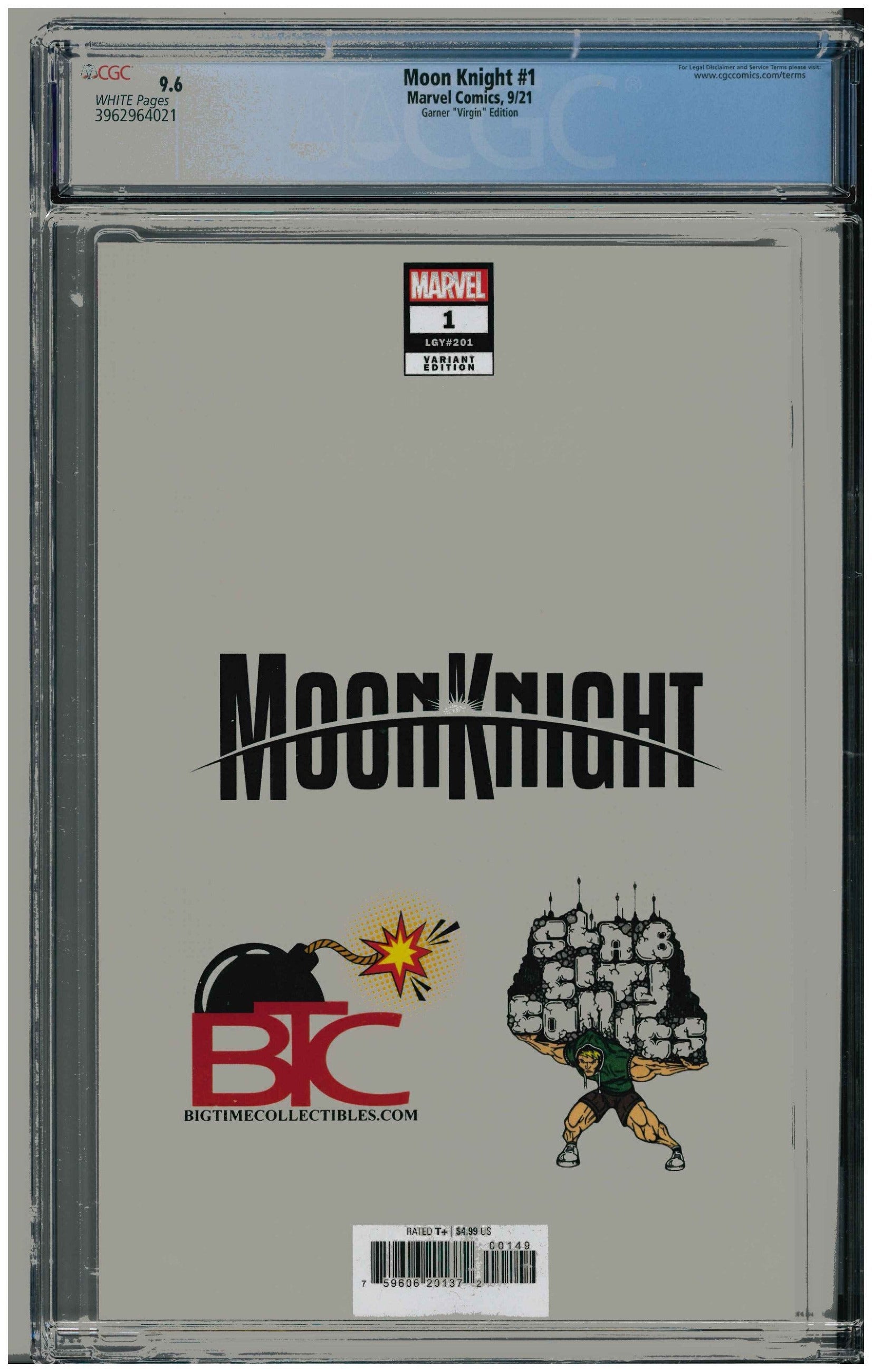 Moon Knight #1 backside