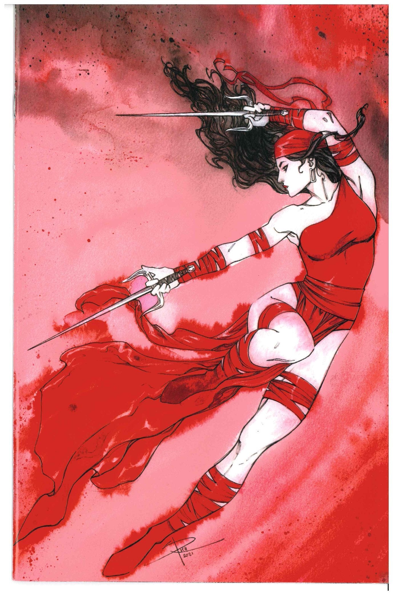 Elektra: Black, White & Blood #1