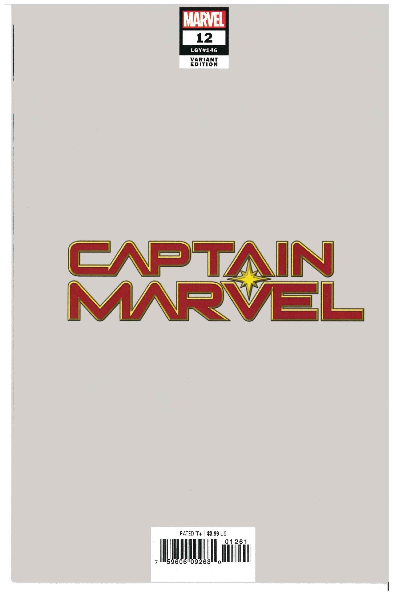 Captain Marvel #12 backside