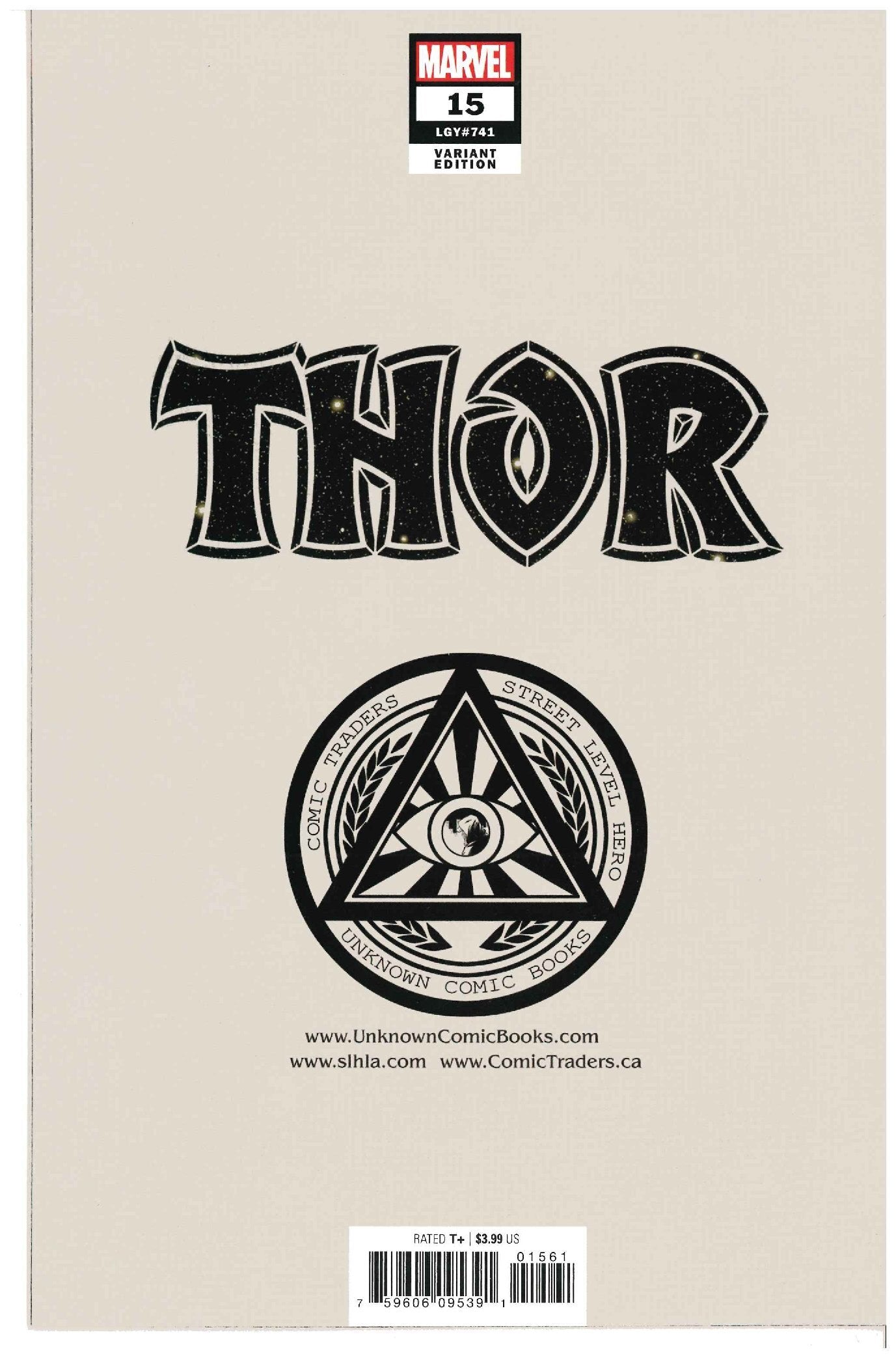 Thor #15 backside