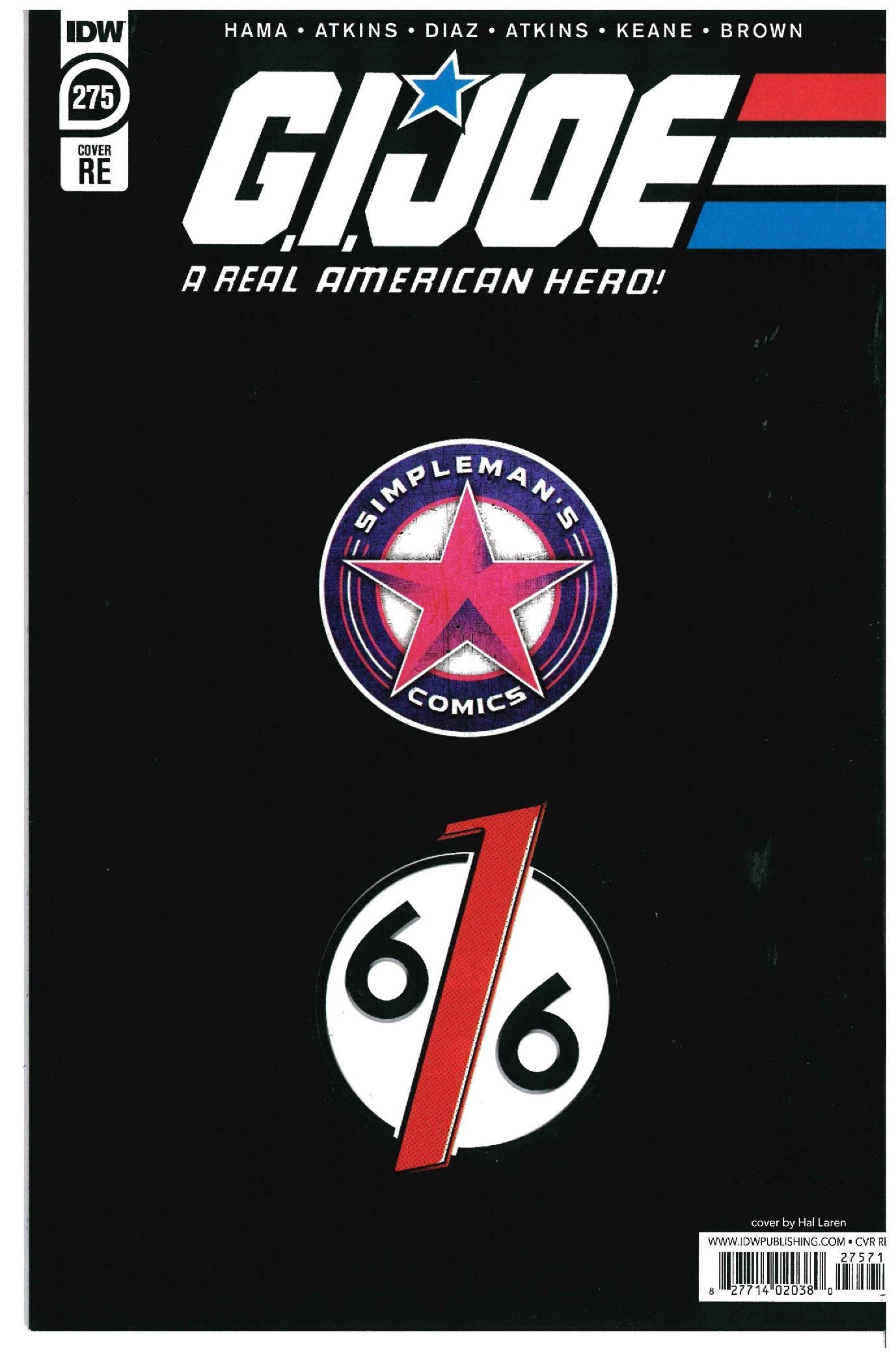 G.I. Joe: A Real American Hero #275 backside