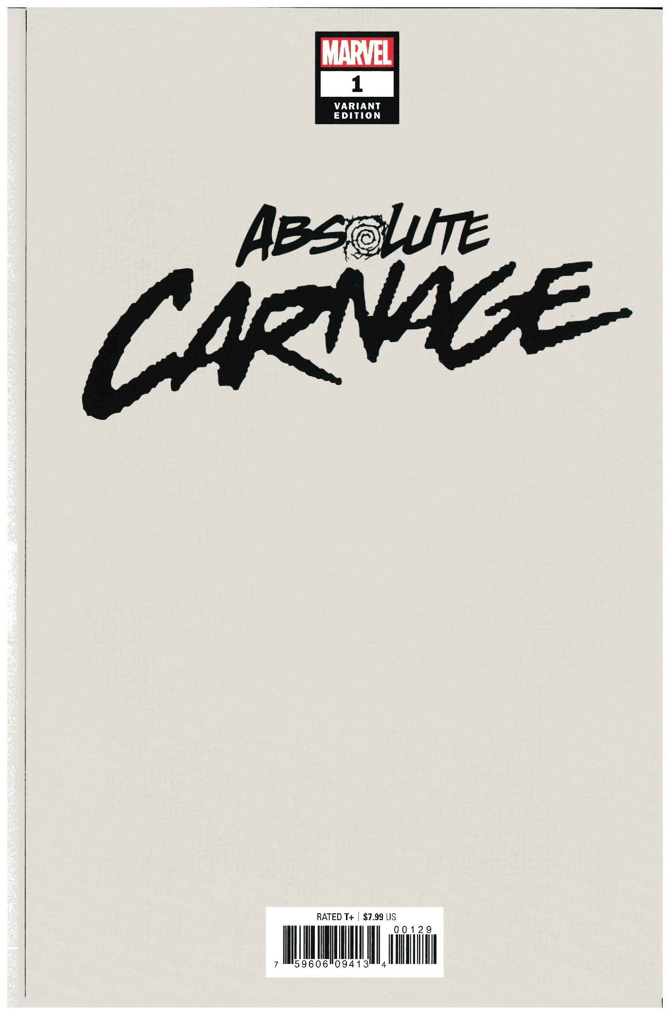 Absolute Carnage #1 backside