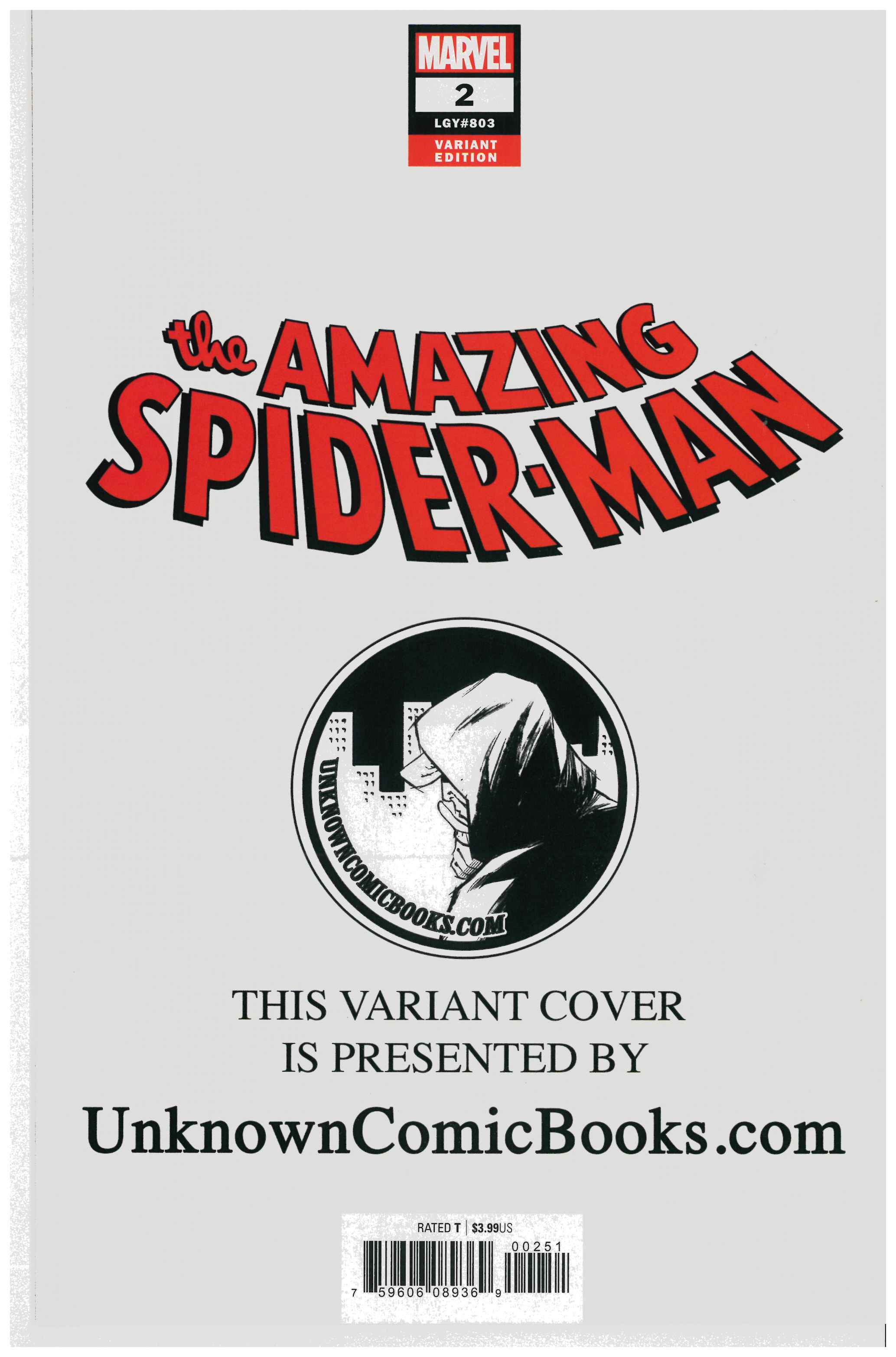 The Amazing Spider-Man #2 backside