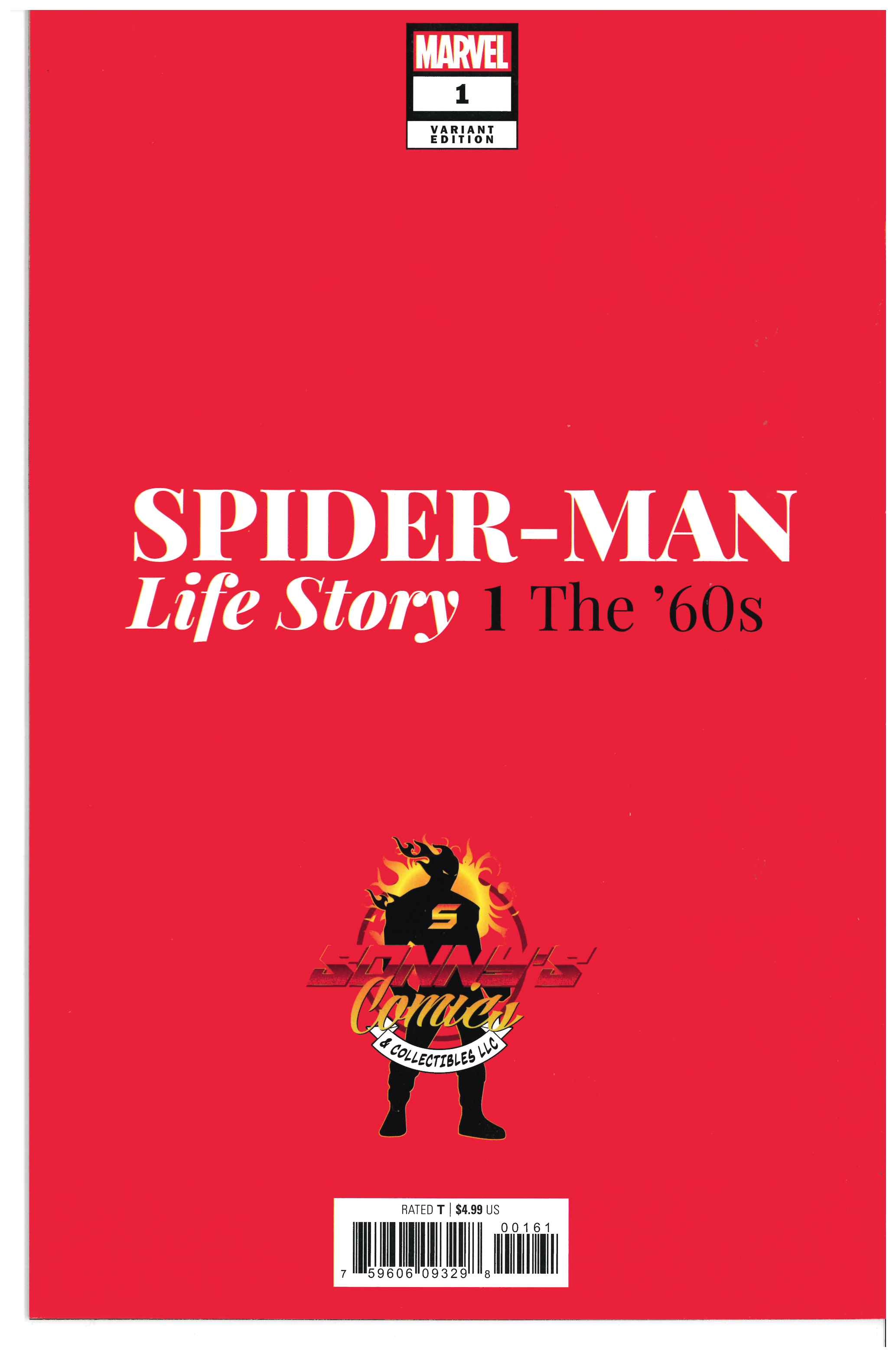 Spider-Man: Life Story #1 backside