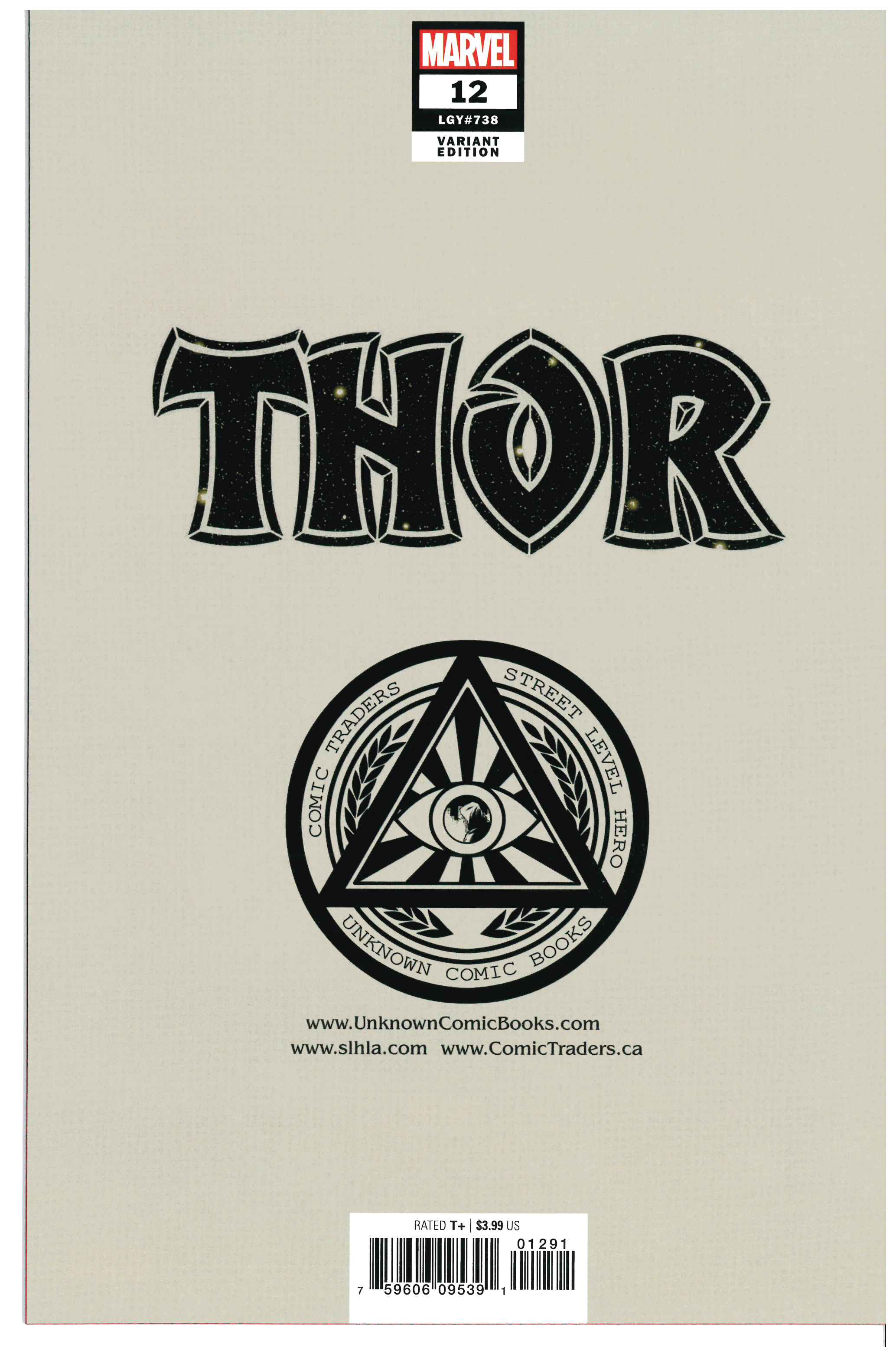 Thor #12 backside