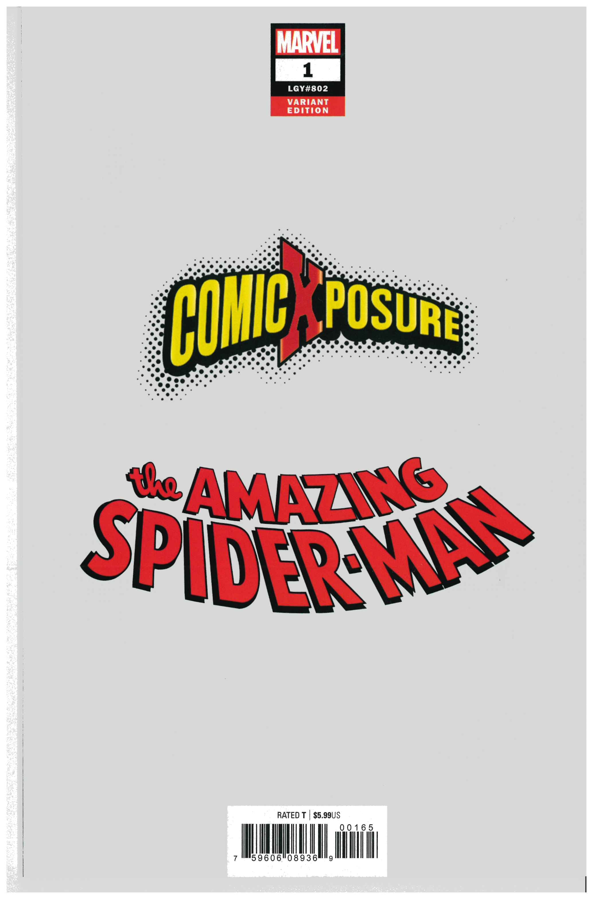 The Amazing Spider-Man #1 backside