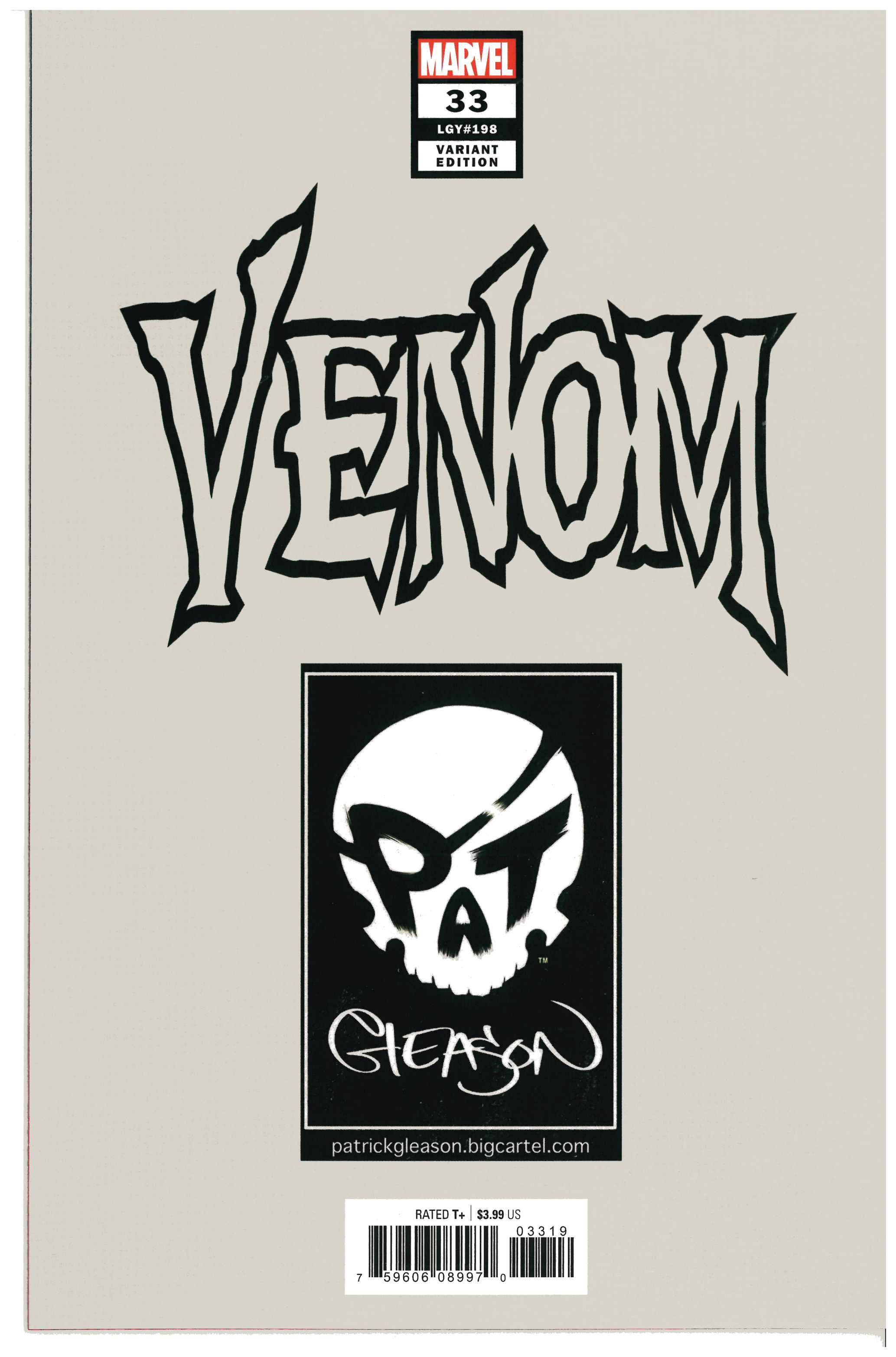 Venom #33 backside