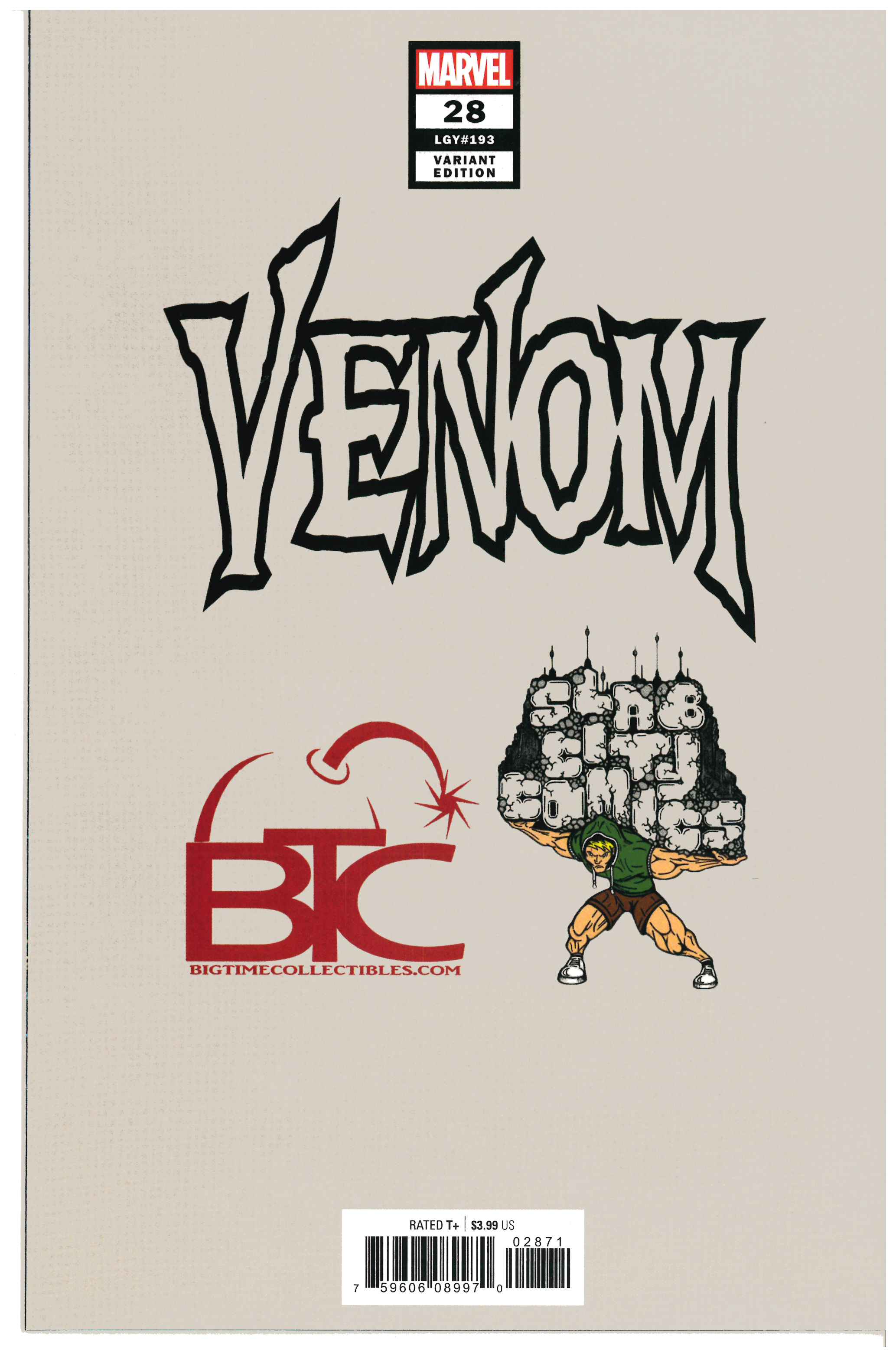 Venom #28 backside