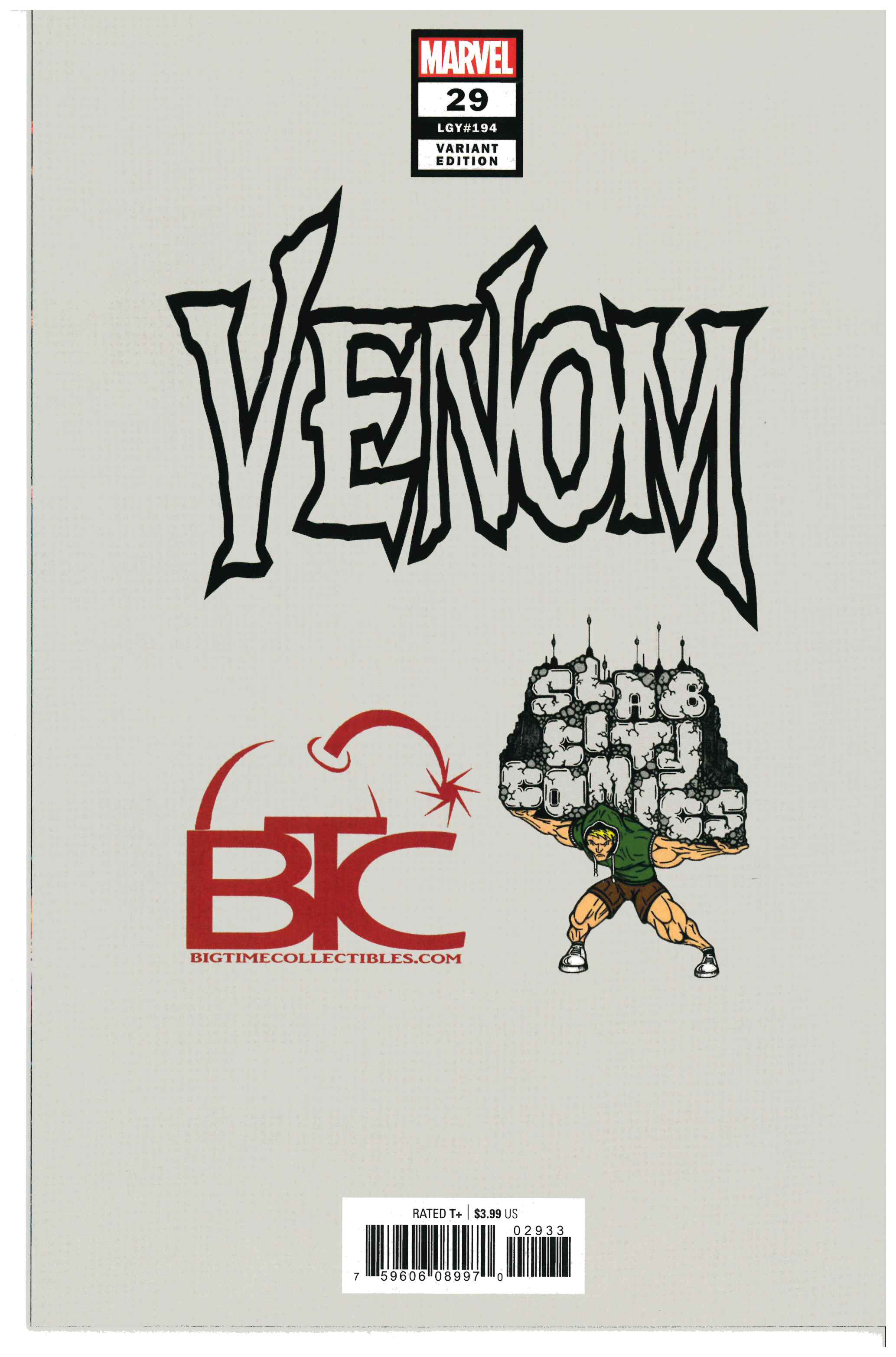 Venom #29 backside