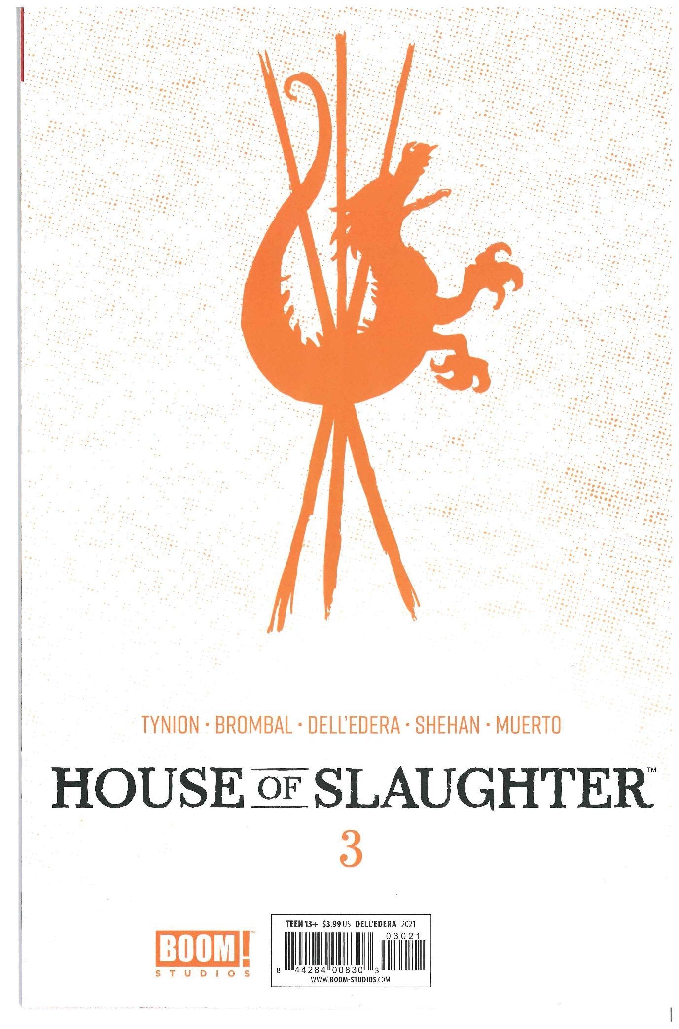 House of Slaughter #3 backside