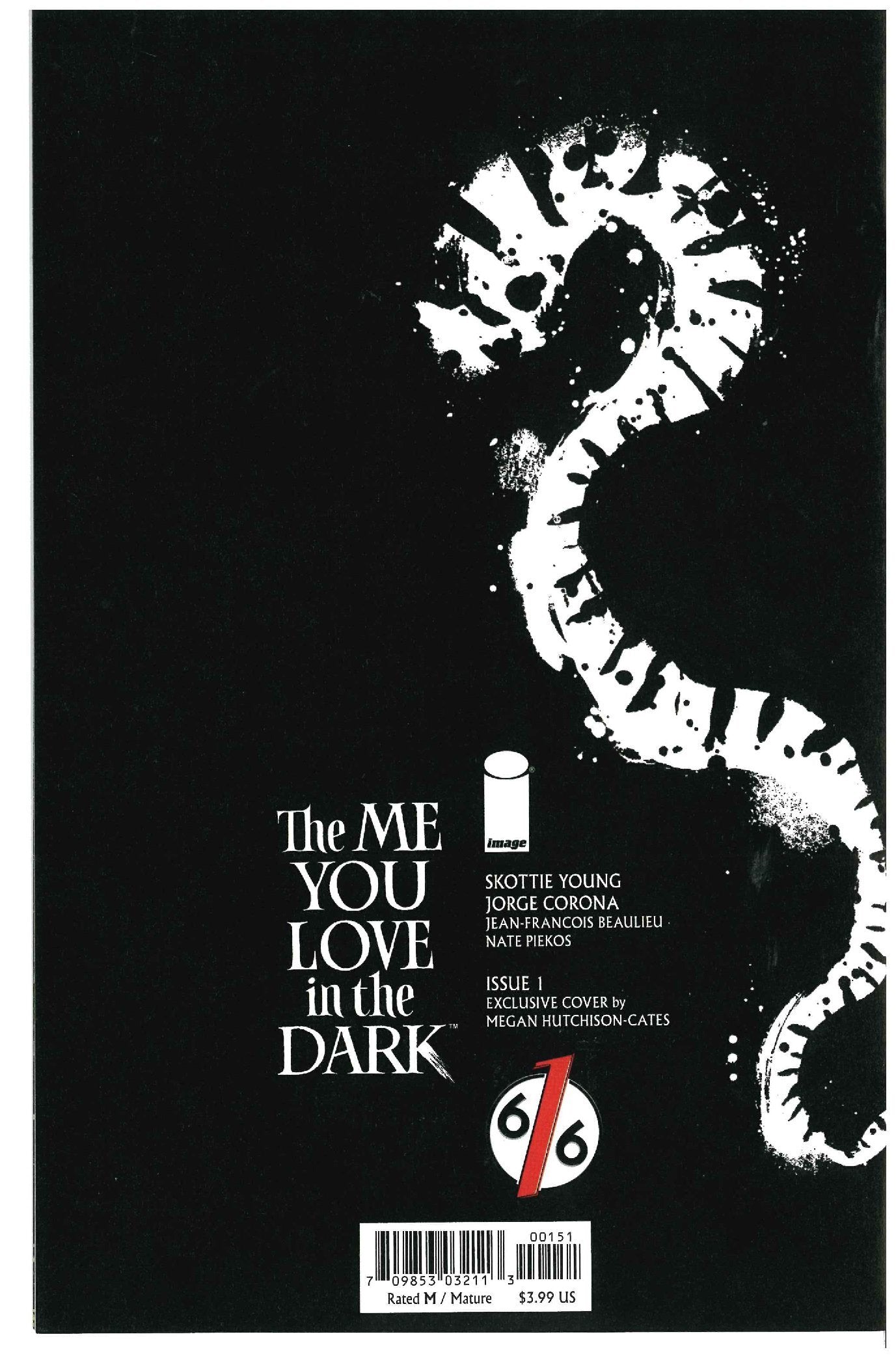 The Me You Love In The Dark #1 backside