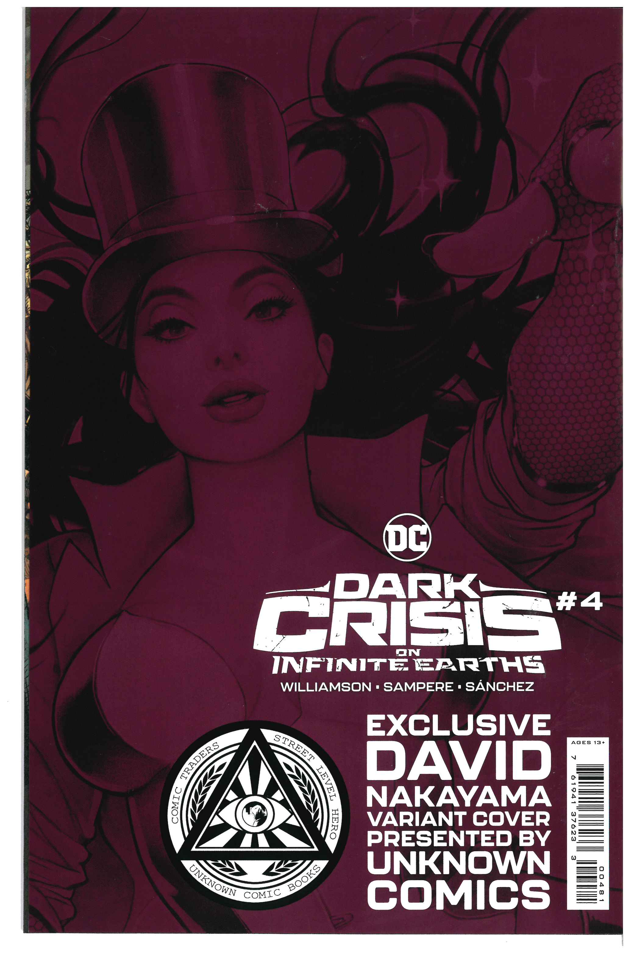 Dark Crisis #4 backside