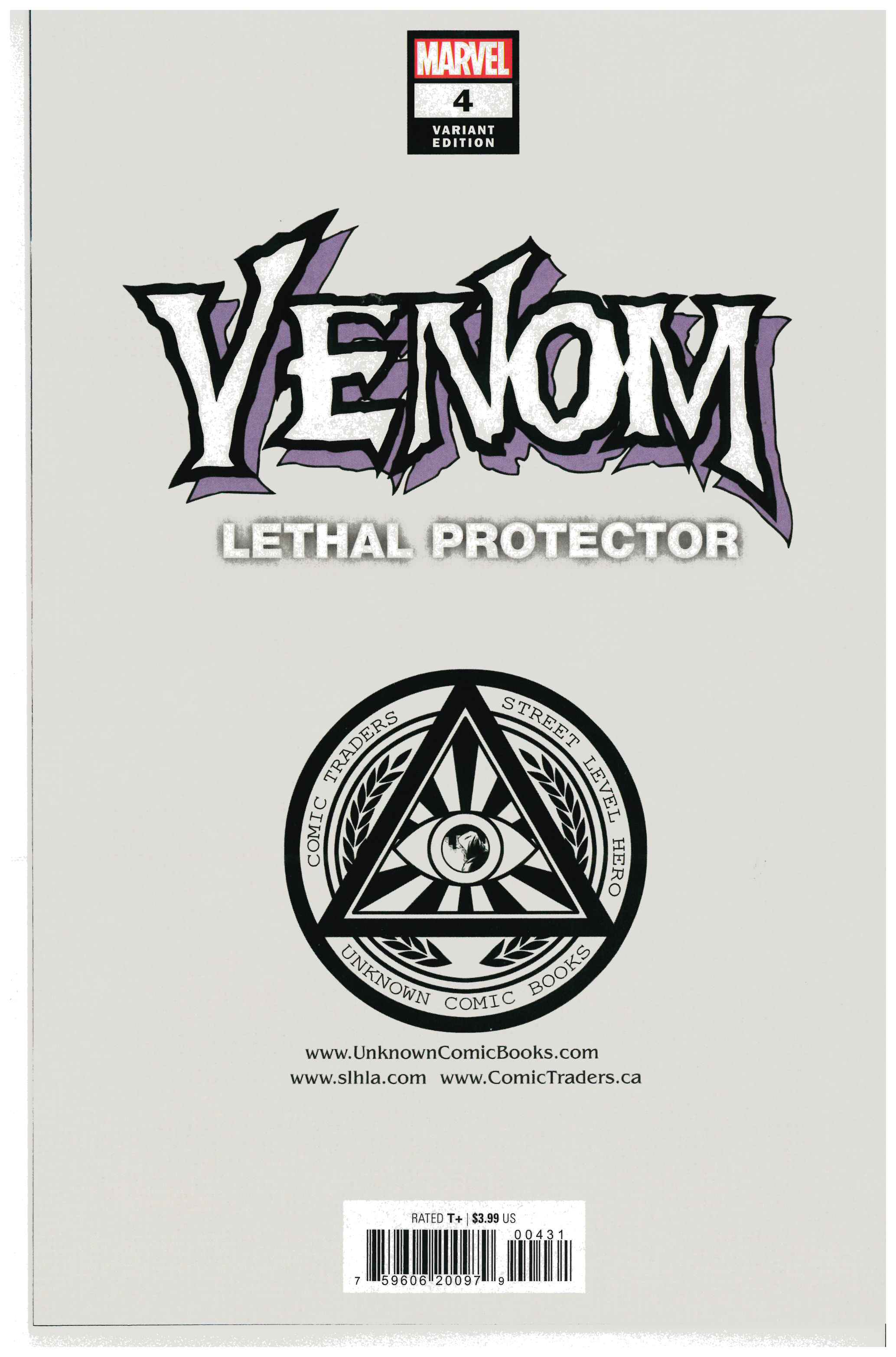 Venom: Lethal Protector #4 backside